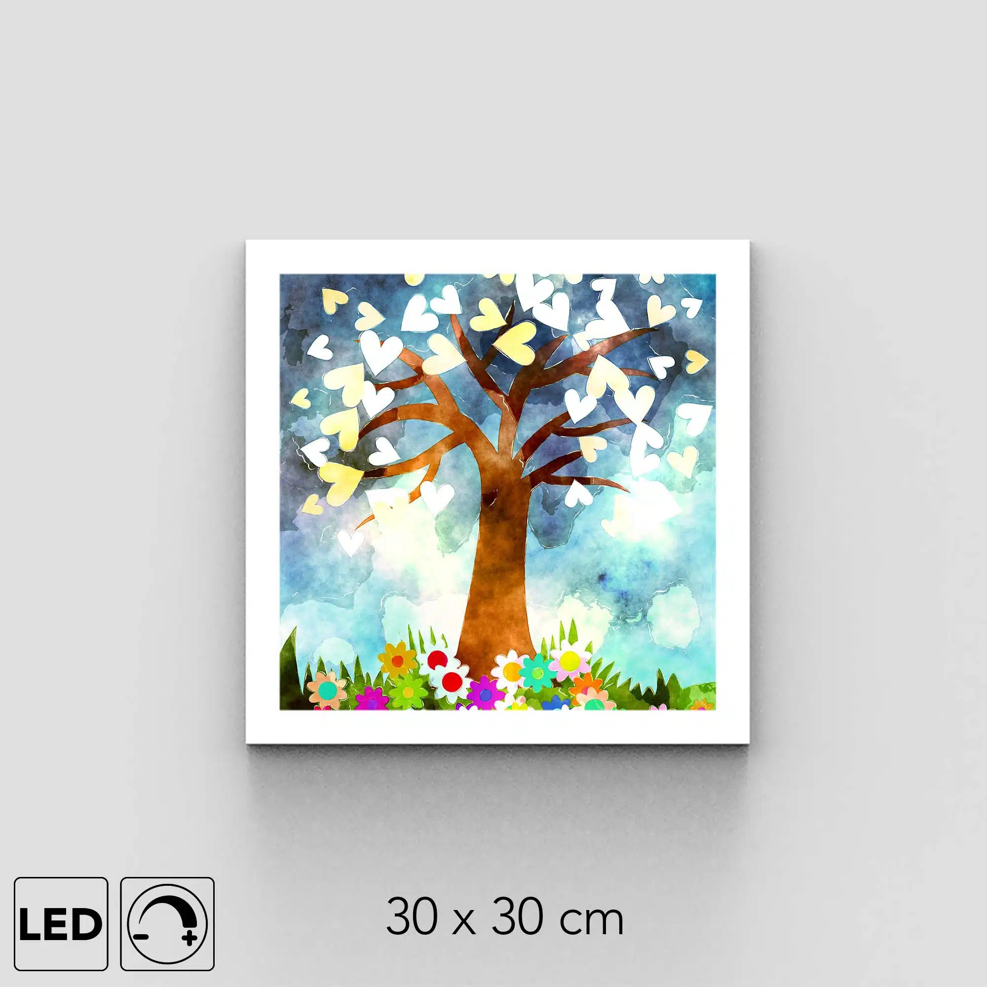 Applique murale arbre à coeurs Applique murale arbre à coeurs