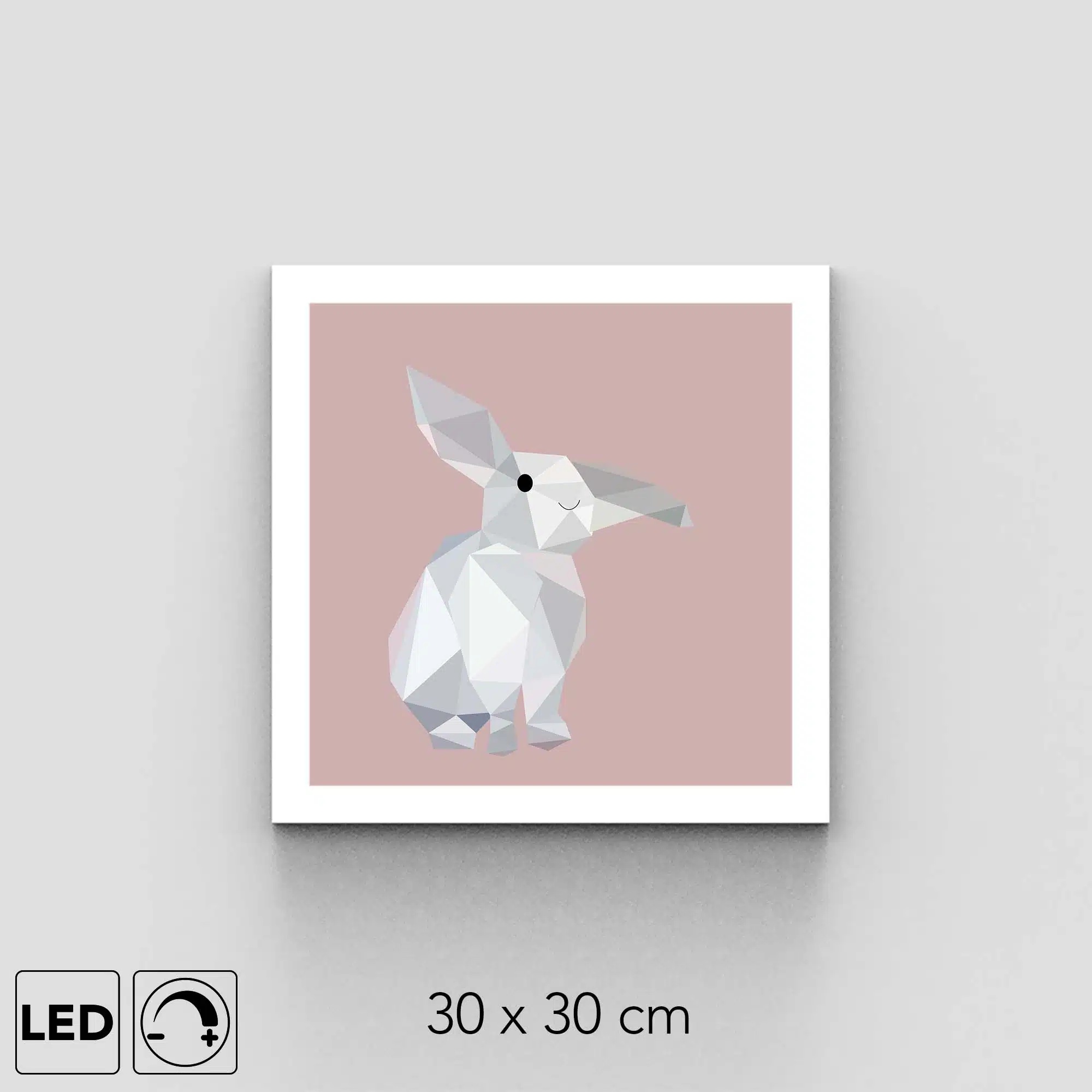 Applique murale lapin rose Applique murale lapin rose