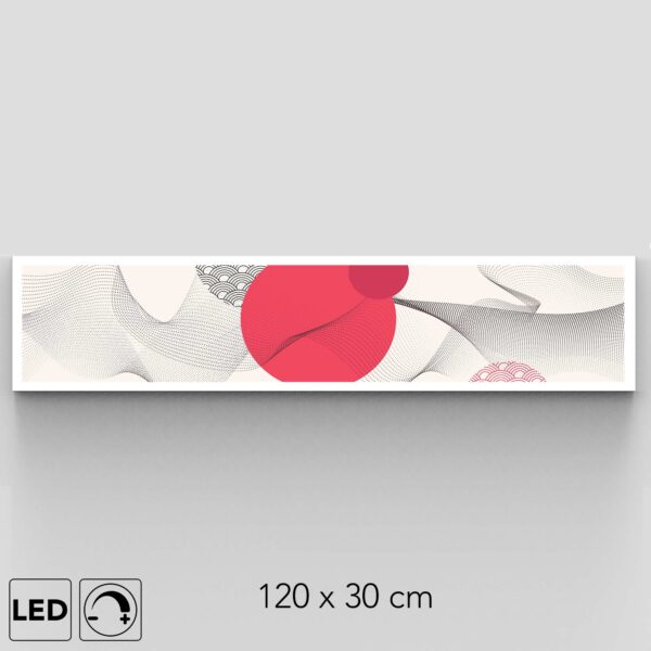 Applique murale motif japonais