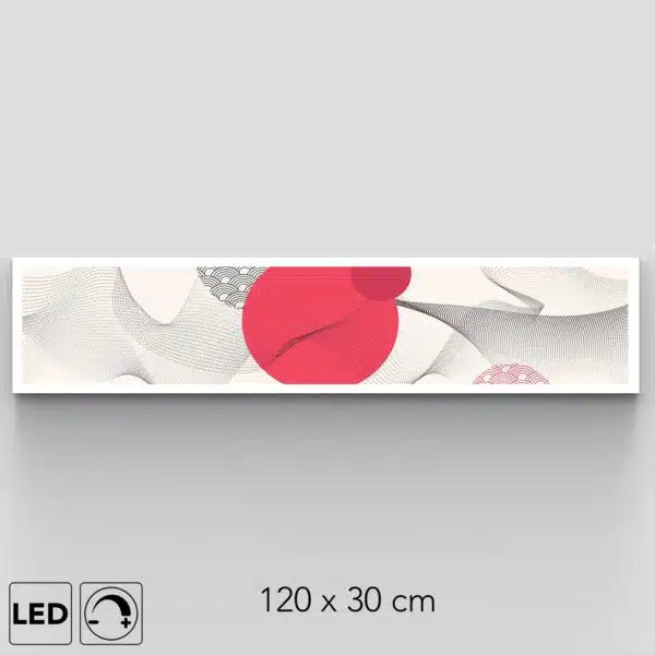 Applique murale motif japonais