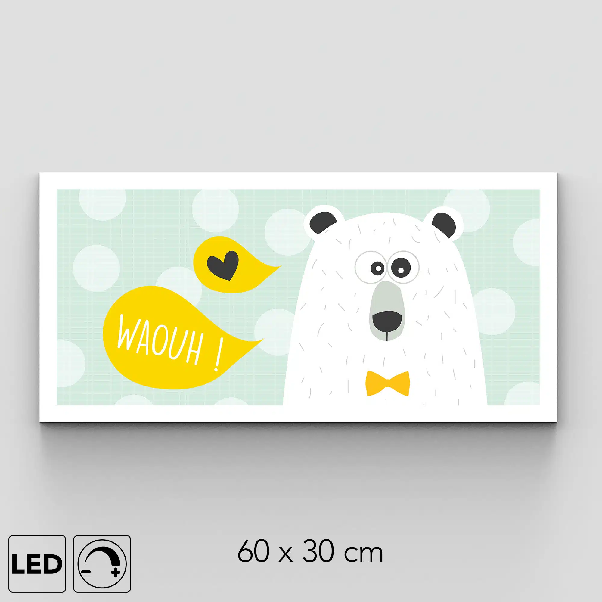 Applique murale ours horizontale Applique murale ours horizontale