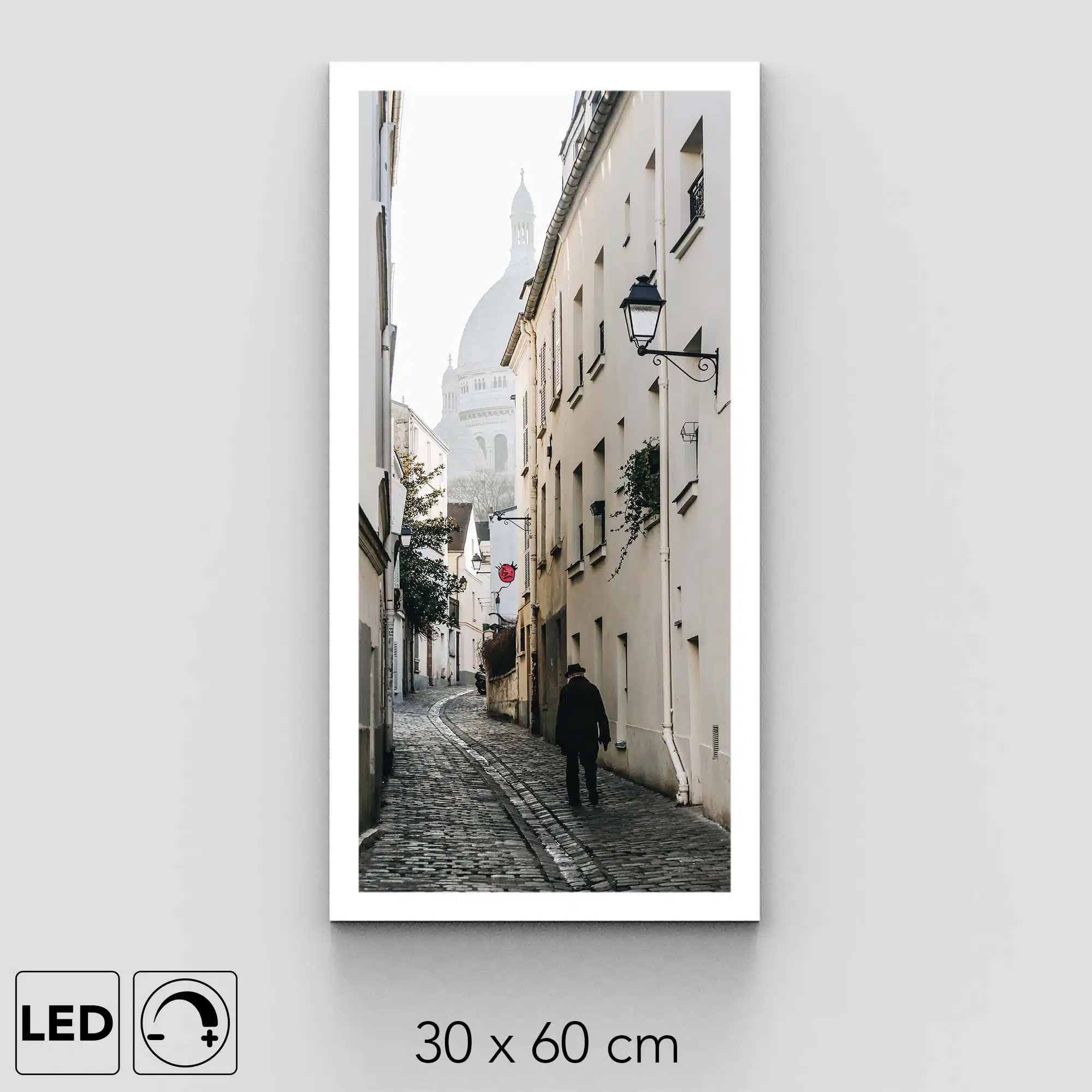 Applique murale photo rue Paris Applique murale photo rue Paris