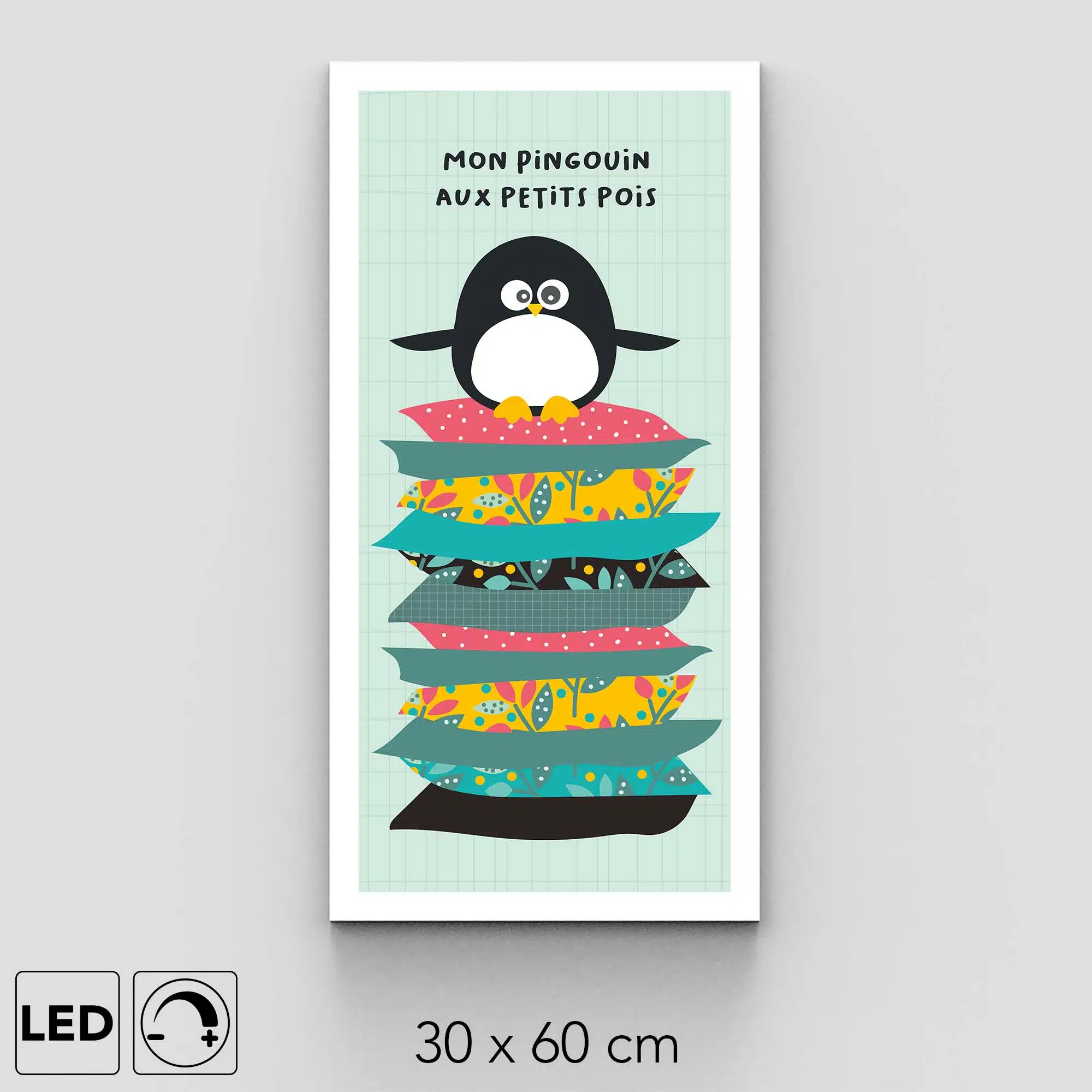 Applique murale pingouin verticale Applique murale pingouin verticale