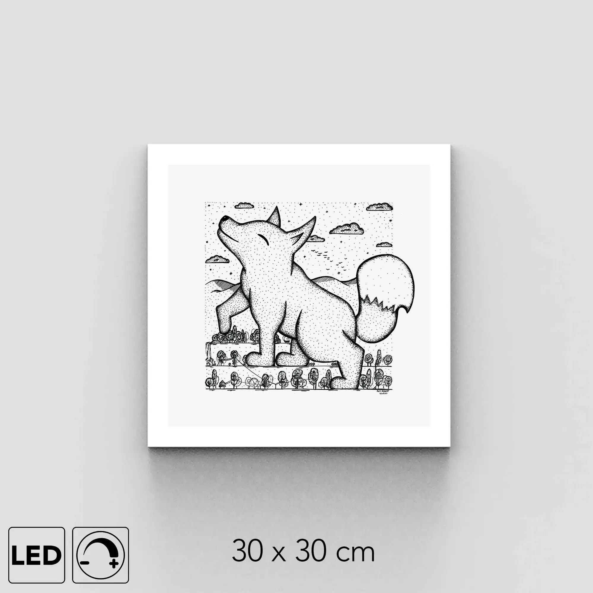Applique murale renard Max Applique murale renard Max