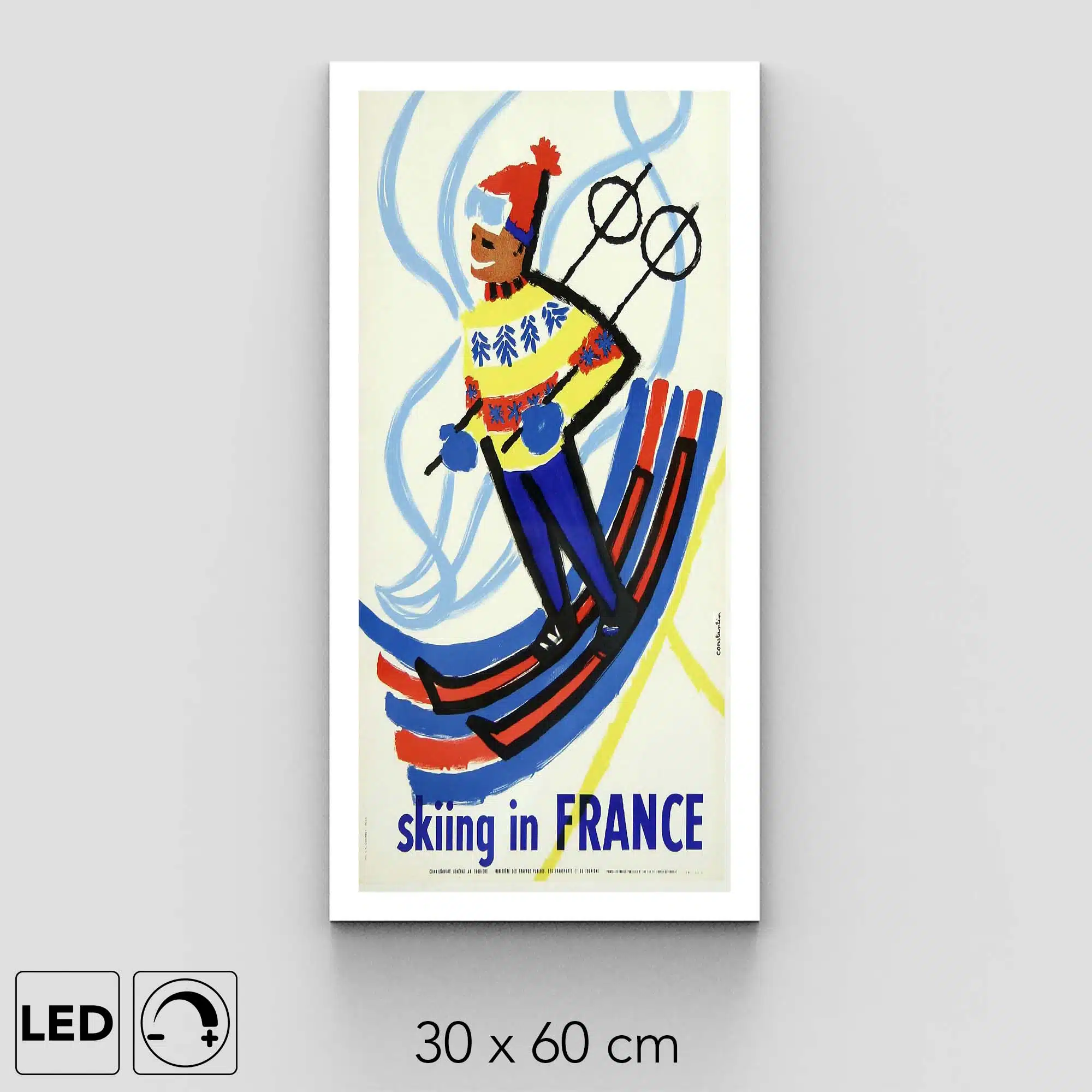 Applique murale skier en France Applique murale skier en France