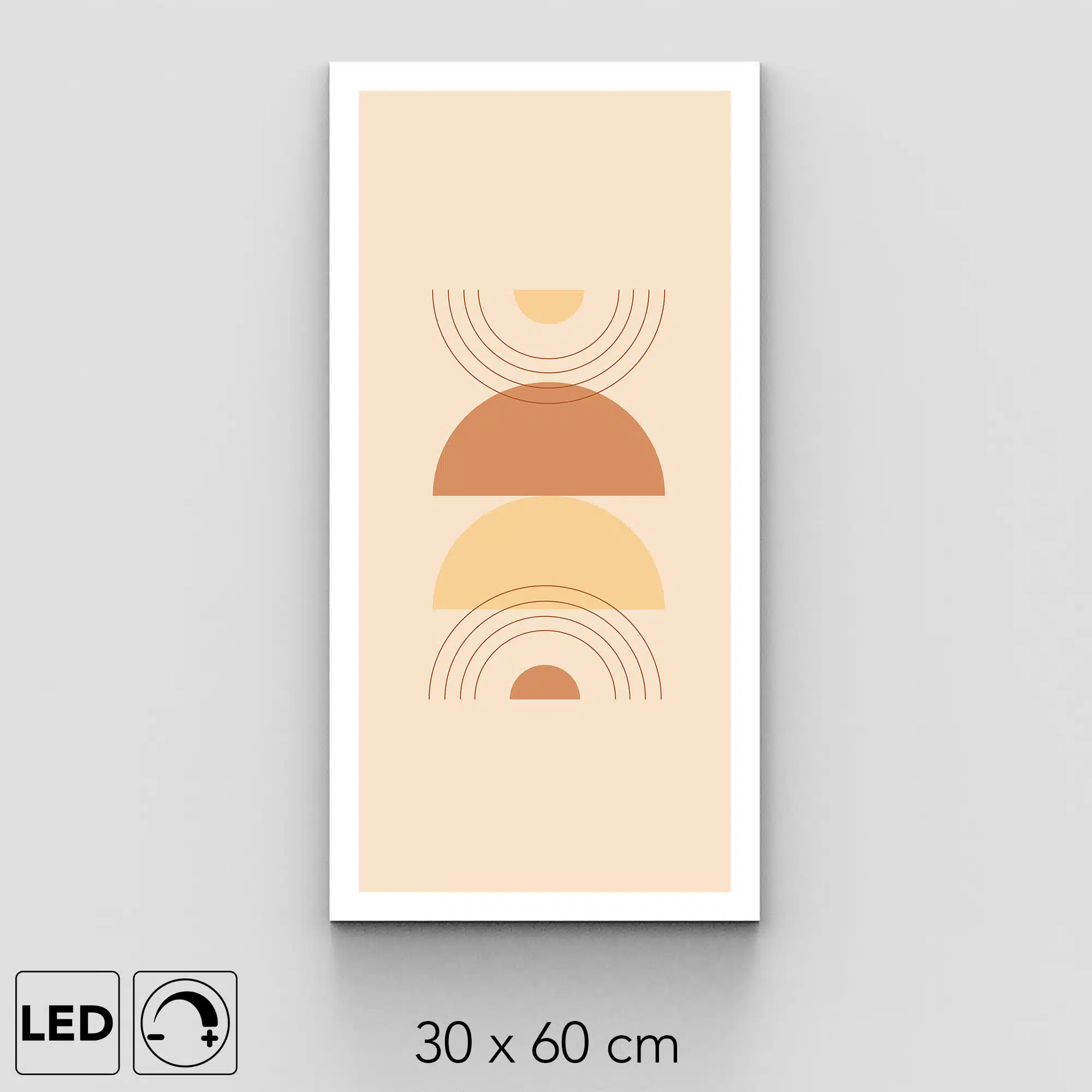 Applique murale taupe verticale Applique murale taupe verticale