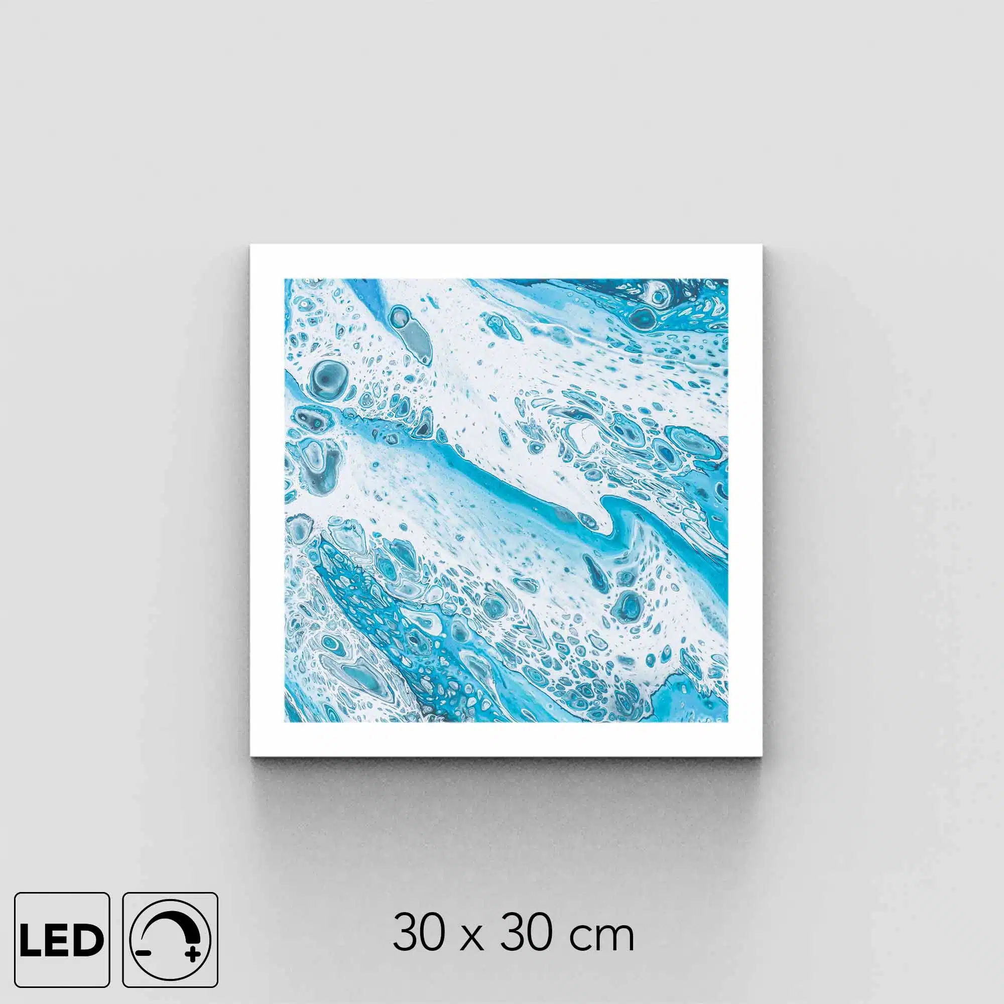 Applique murale vagues bleues Applique murale vagues bleues