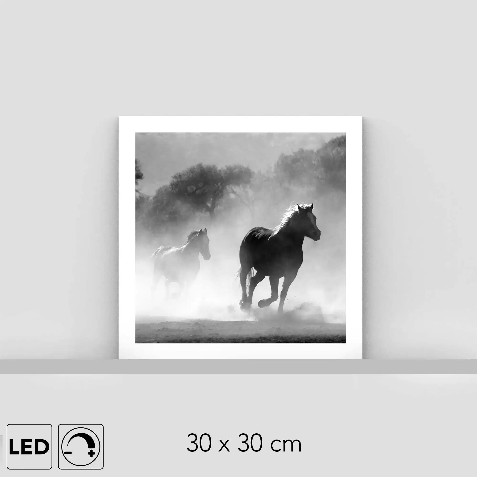 Lampe chevaux sauvages Lampe chevaux sauvages