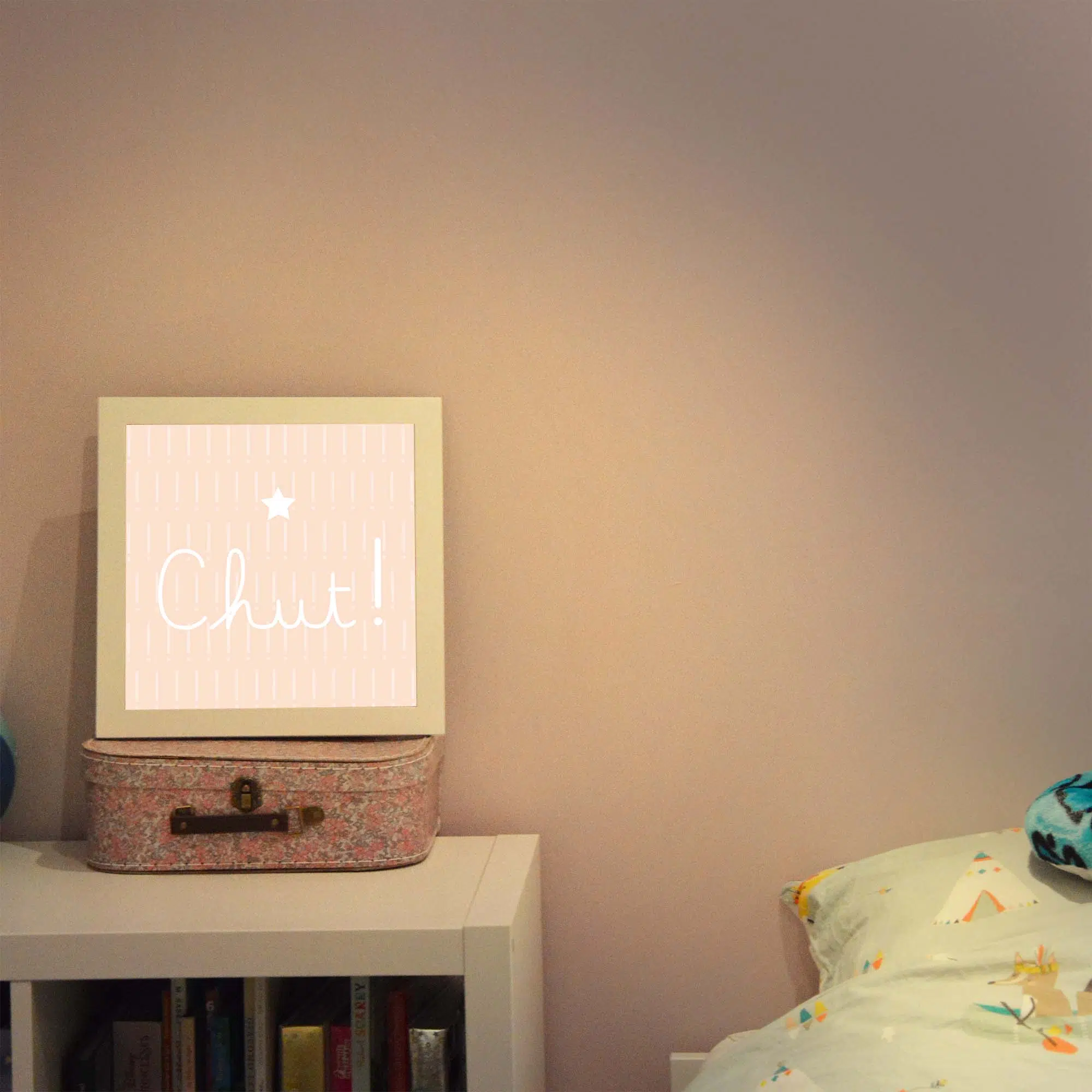Lampe chut allumée Lampe chut allumée