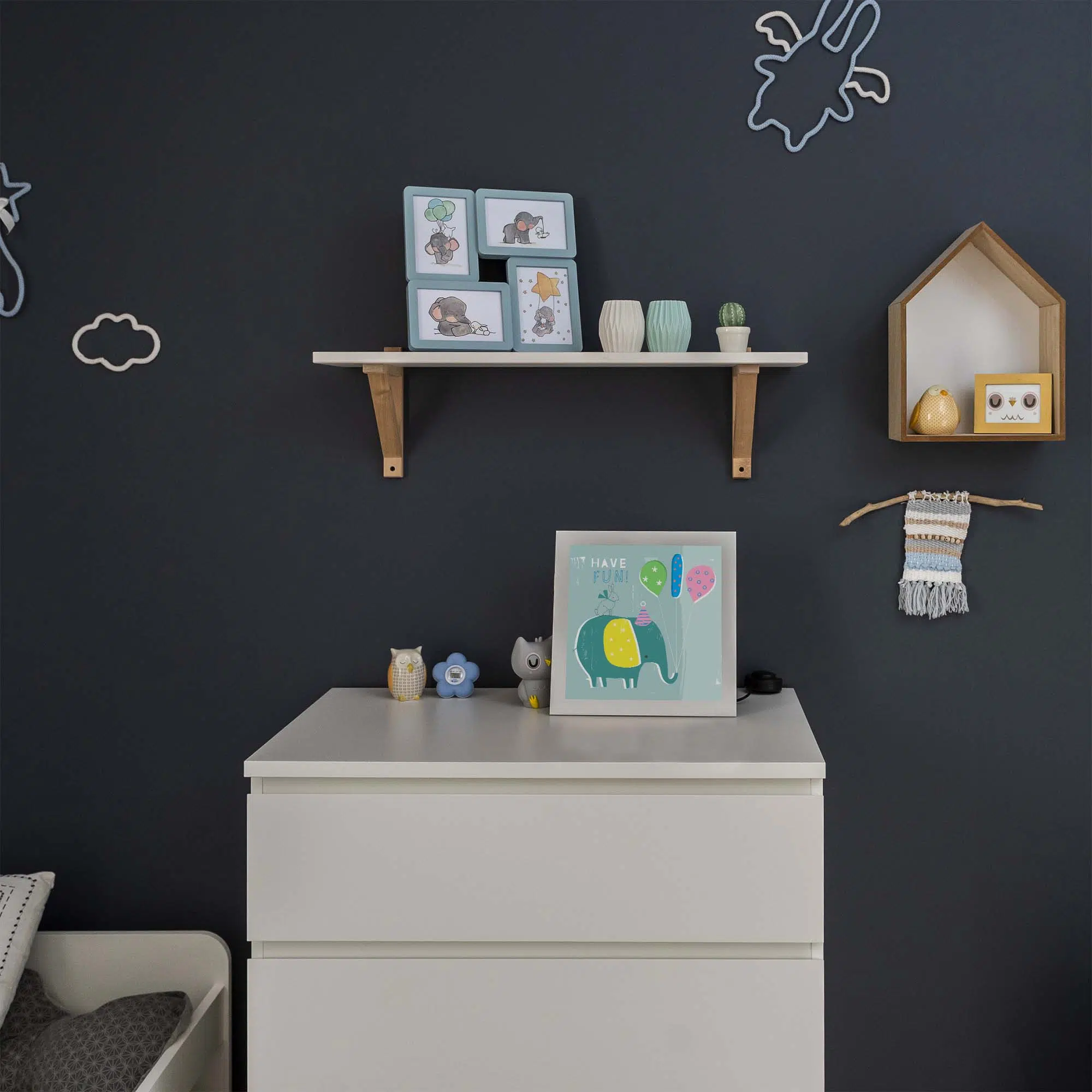 Lampe fête éléphant éteinte Lampe fête éléphant éteinte