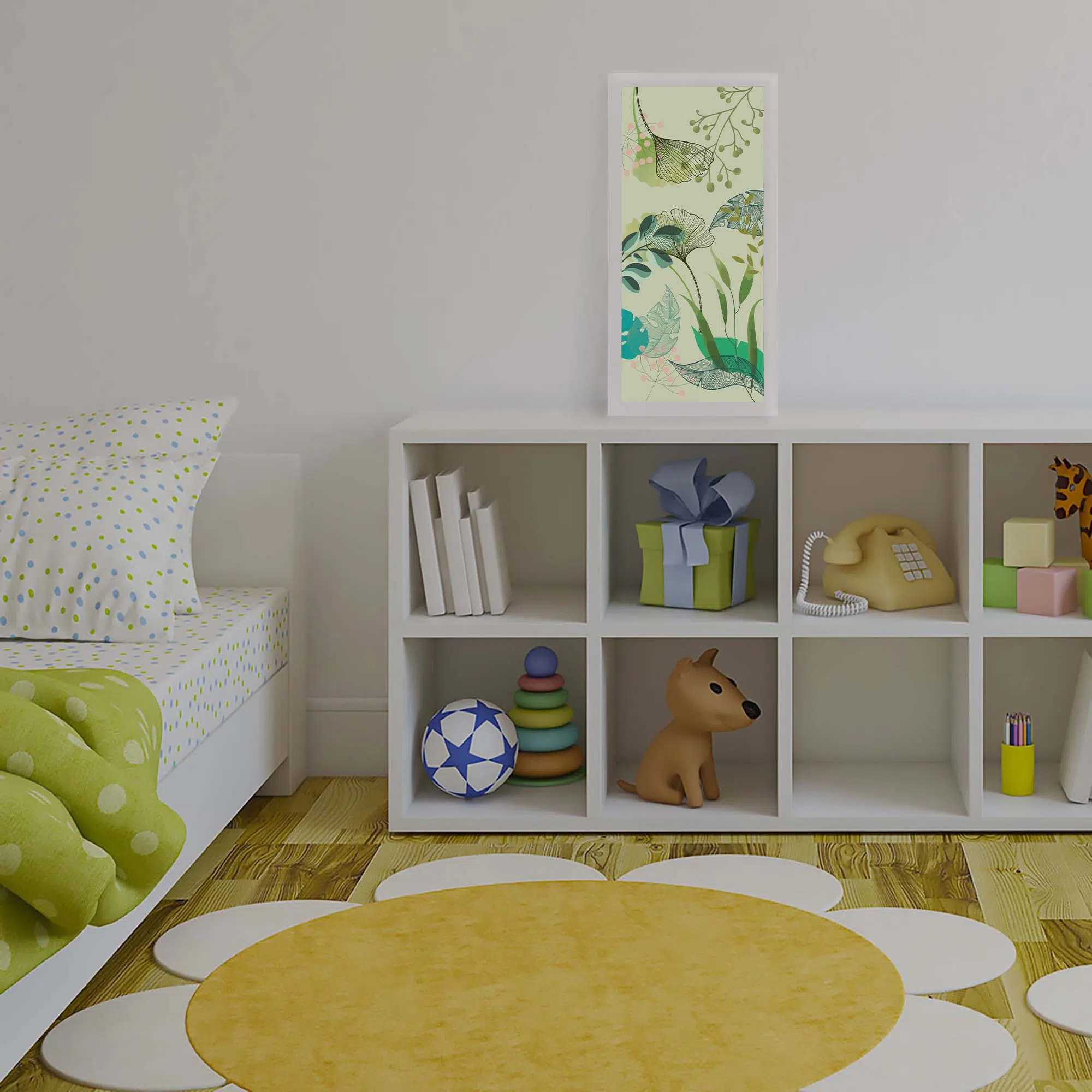 Lampe ginkgo verticale éteinte Lampe ginkgo verticale éteinte