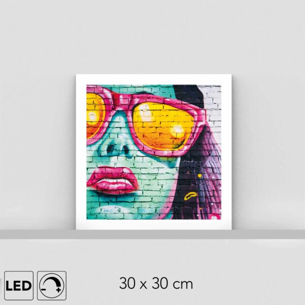 Lampe graffiti