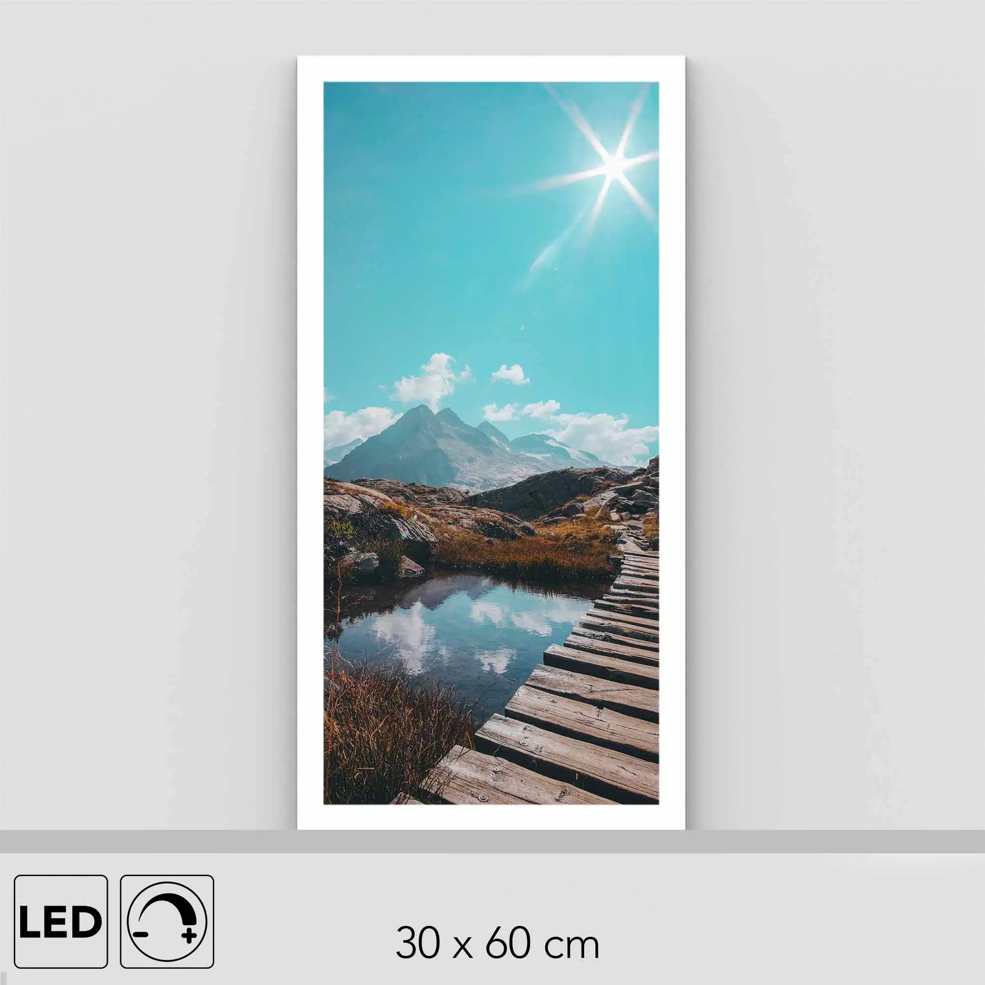 Lampe lac de montagne Lampe lac de montagne