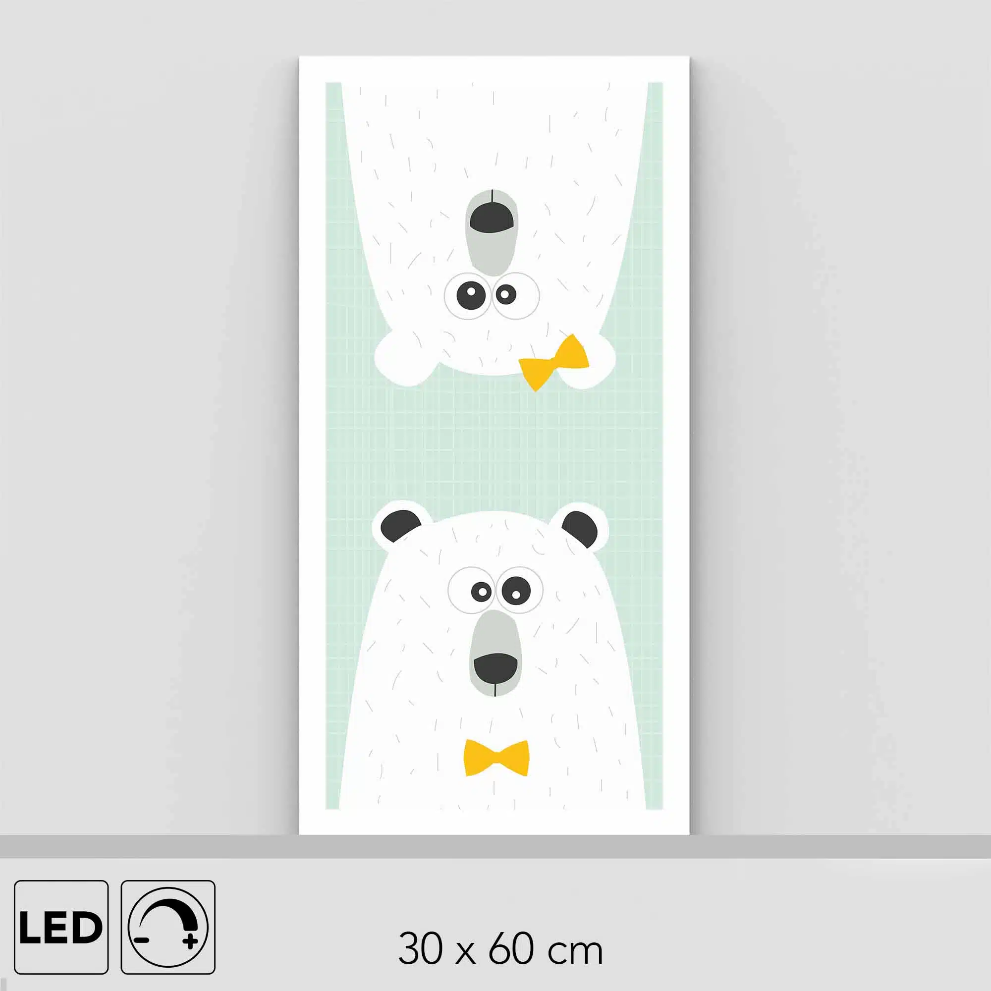 Lampe ours verticale