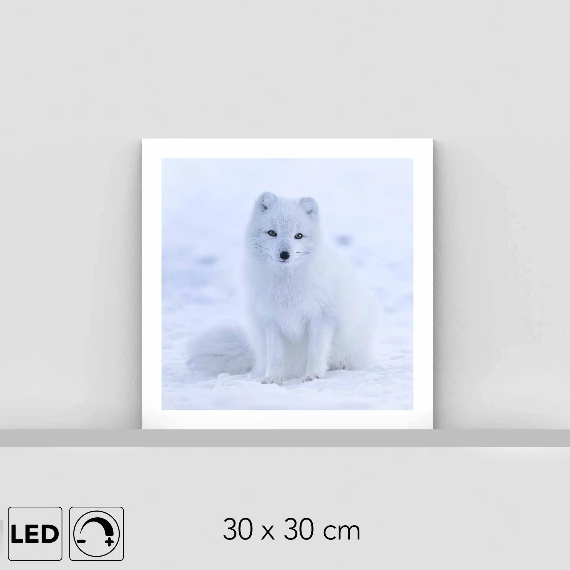Lampe renard polaire Lampe renard polaire