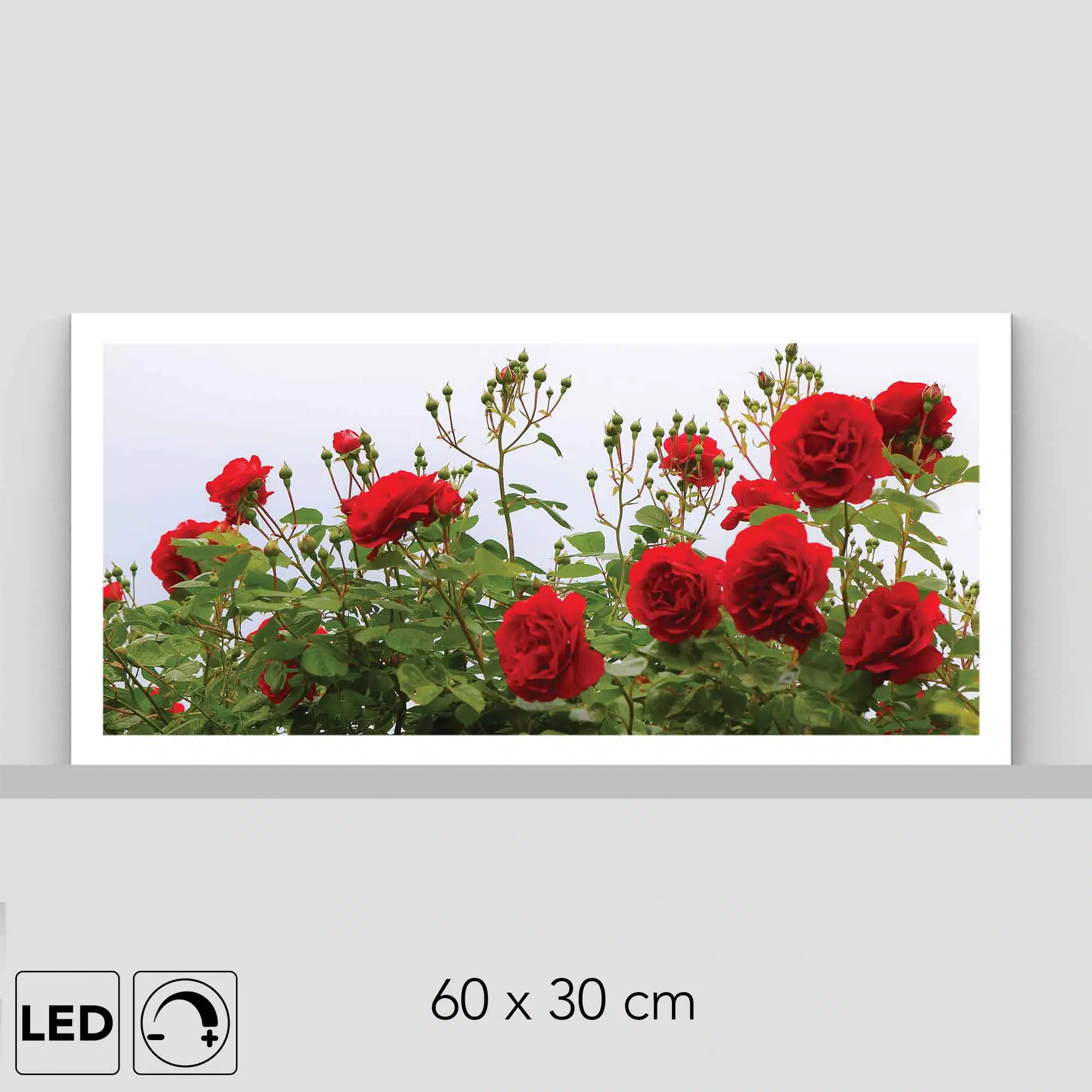 Lampe roses rouges Lampe roses rouges