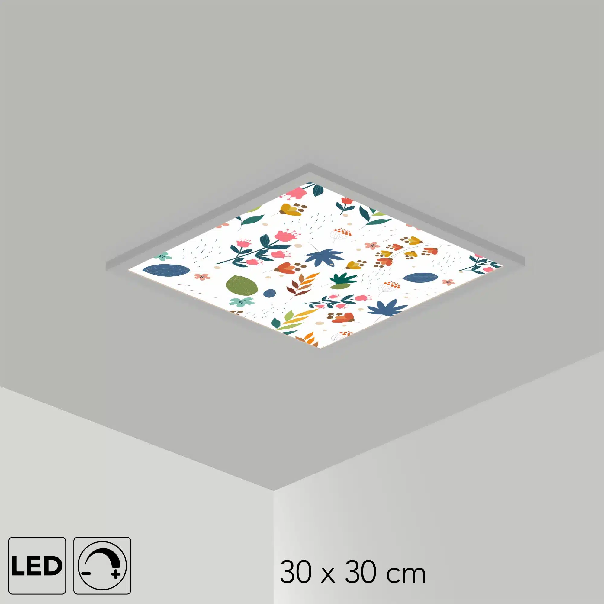 Plafonnier fleurs des champs