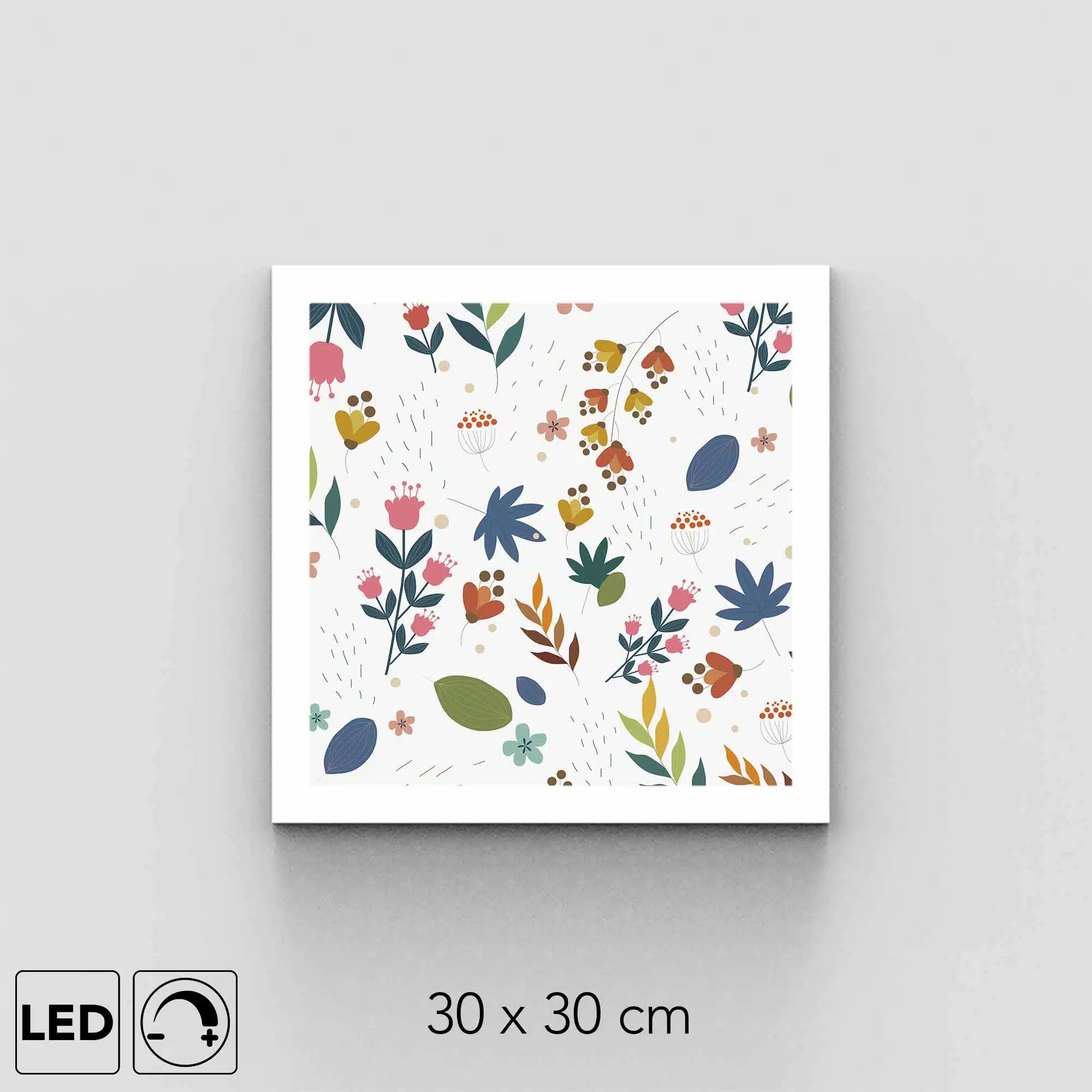 Plafonnier fleurs des champs présentation