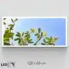 Plafonnier fleurs jaunes présentation