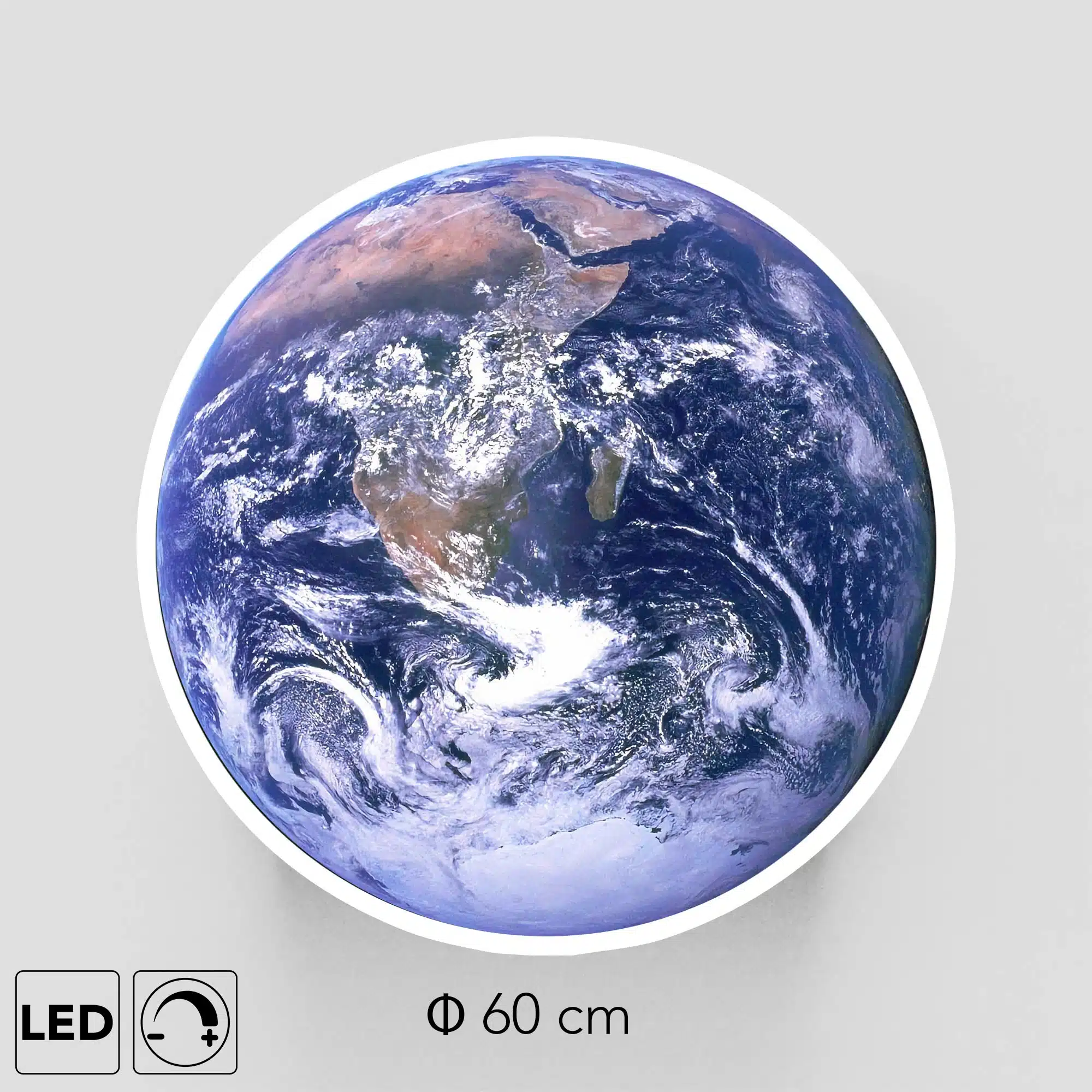 Plafonnier planète bleue présentation Plafonnier planète bleue présentation