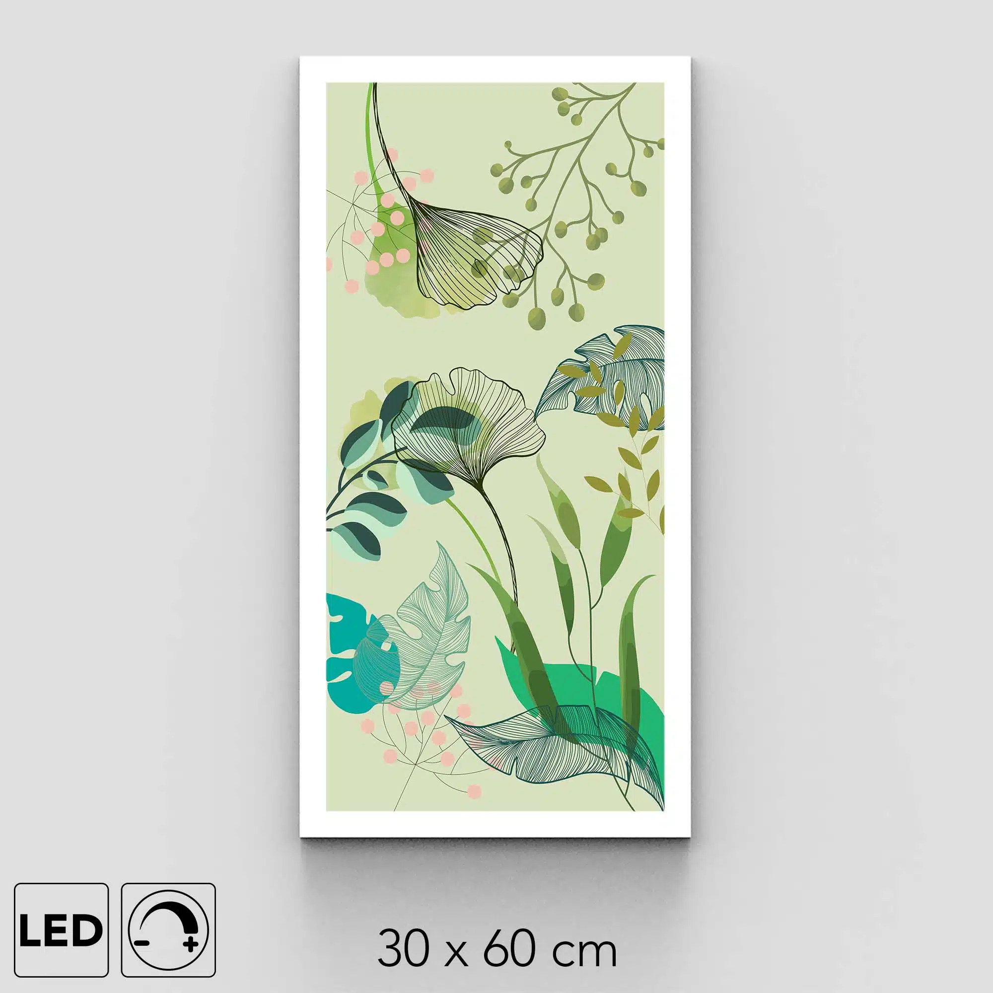 Applique murale florale verticale Applique murale florale verticale