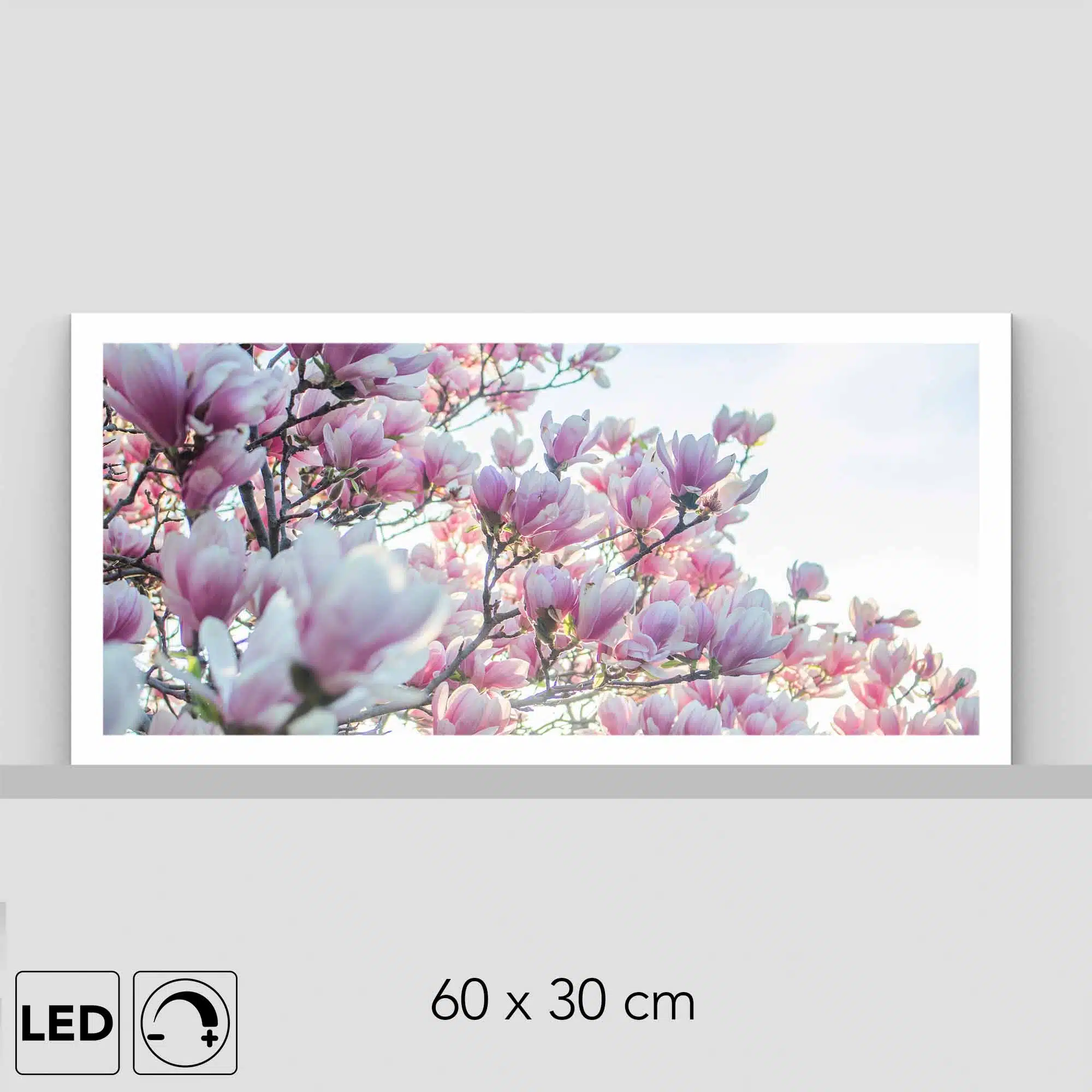 Lampe arbre fleurs roses Lampe arbre fleurs roses