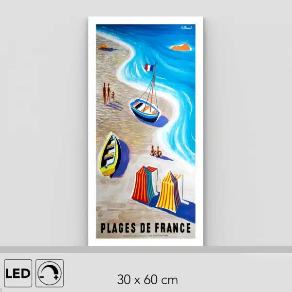 Lampe plages de France