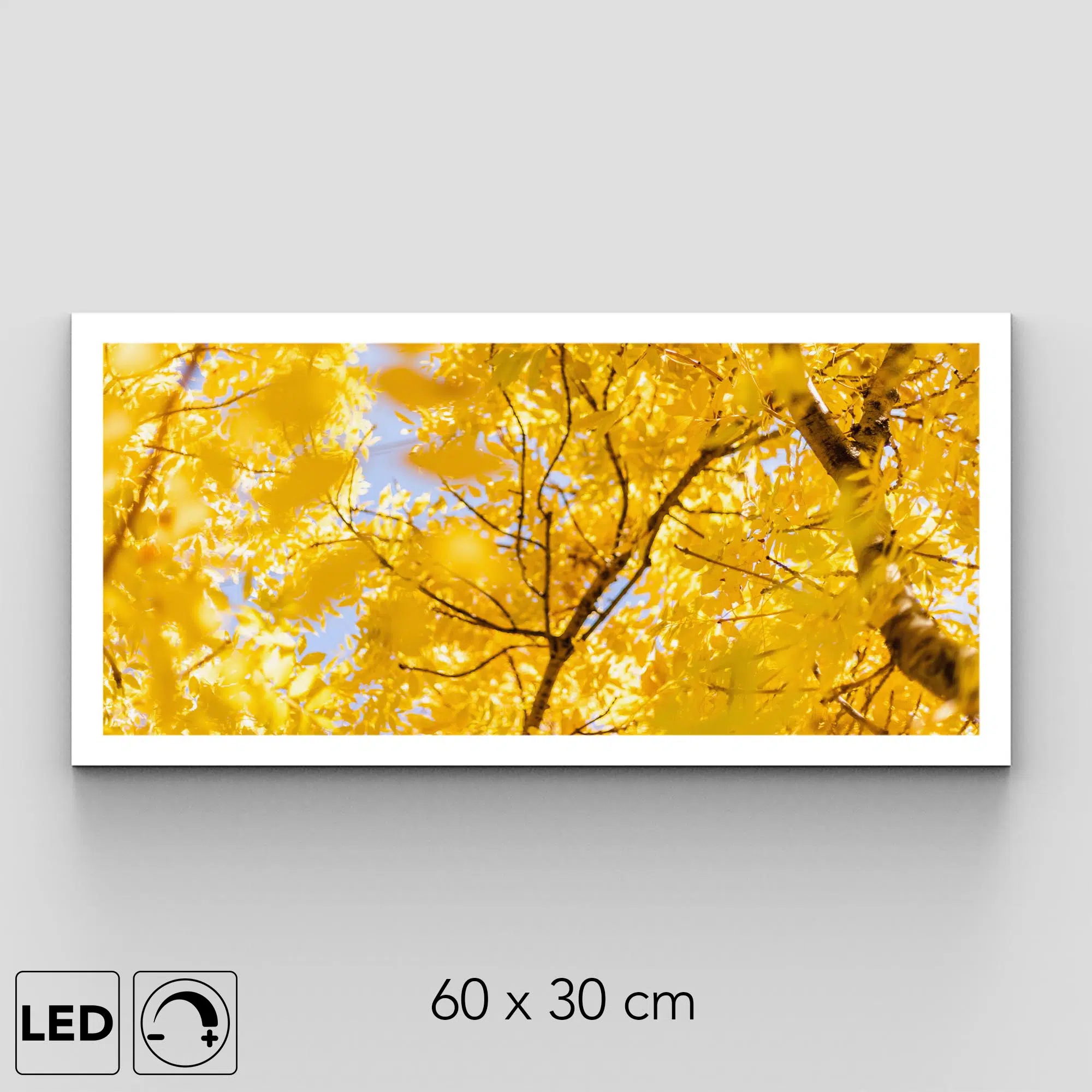 Plafonnier arbre jaune présentation Plafonnier arbre jaune présentation