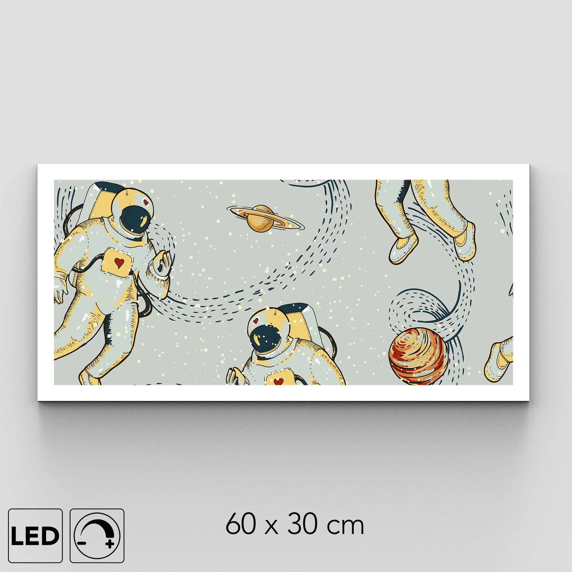 Plafonnier astronautes présentation Plafonnier astronautes présentation