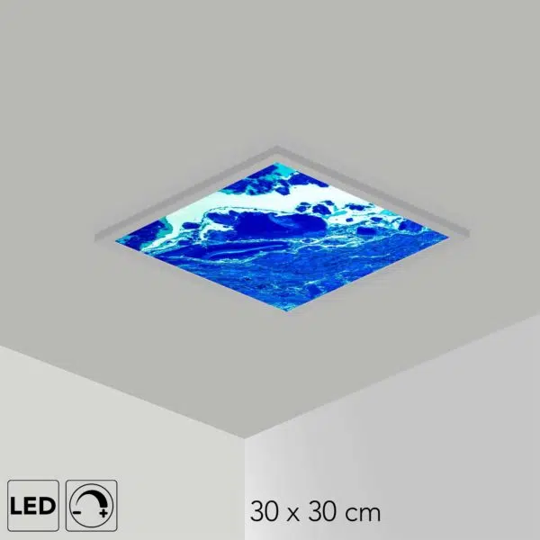 Plafonnier bleu marine