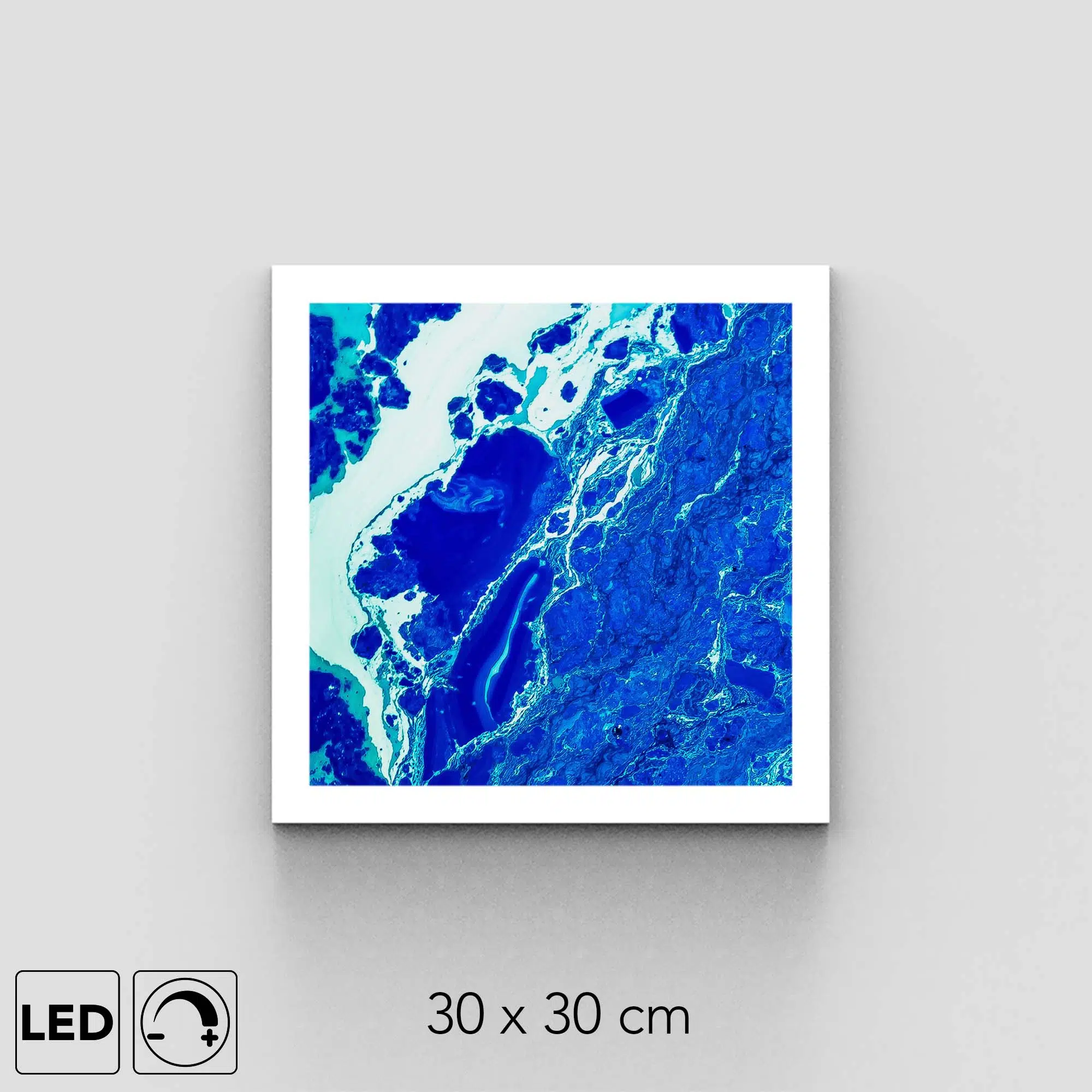 Plafonnier bleu marine présentation Plafonnier bleu marine présentation