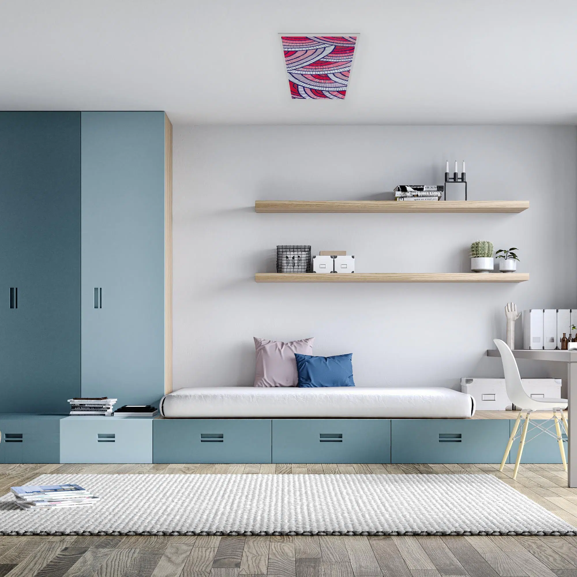 Plafonnier cercle éteint Plafonnier cercle éteint