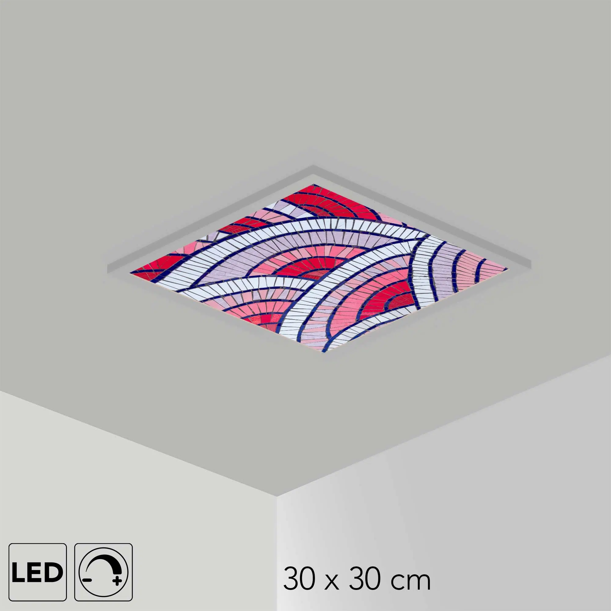 Plafonnier cercle violet Plafonnier cercle violet