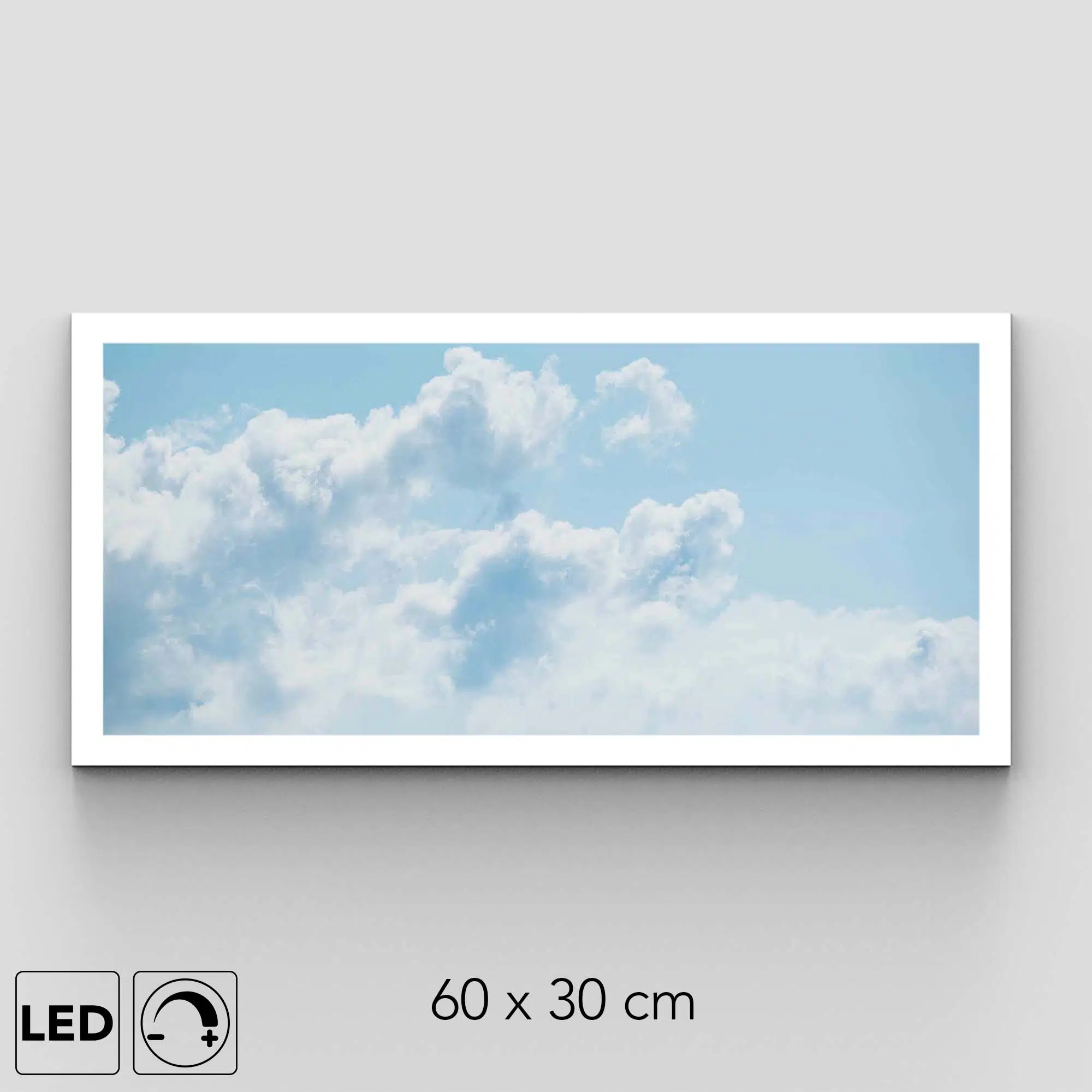 Plafonnier ciel bleu et nuage présentation Plafonnier ciel bleu et nuage présentation