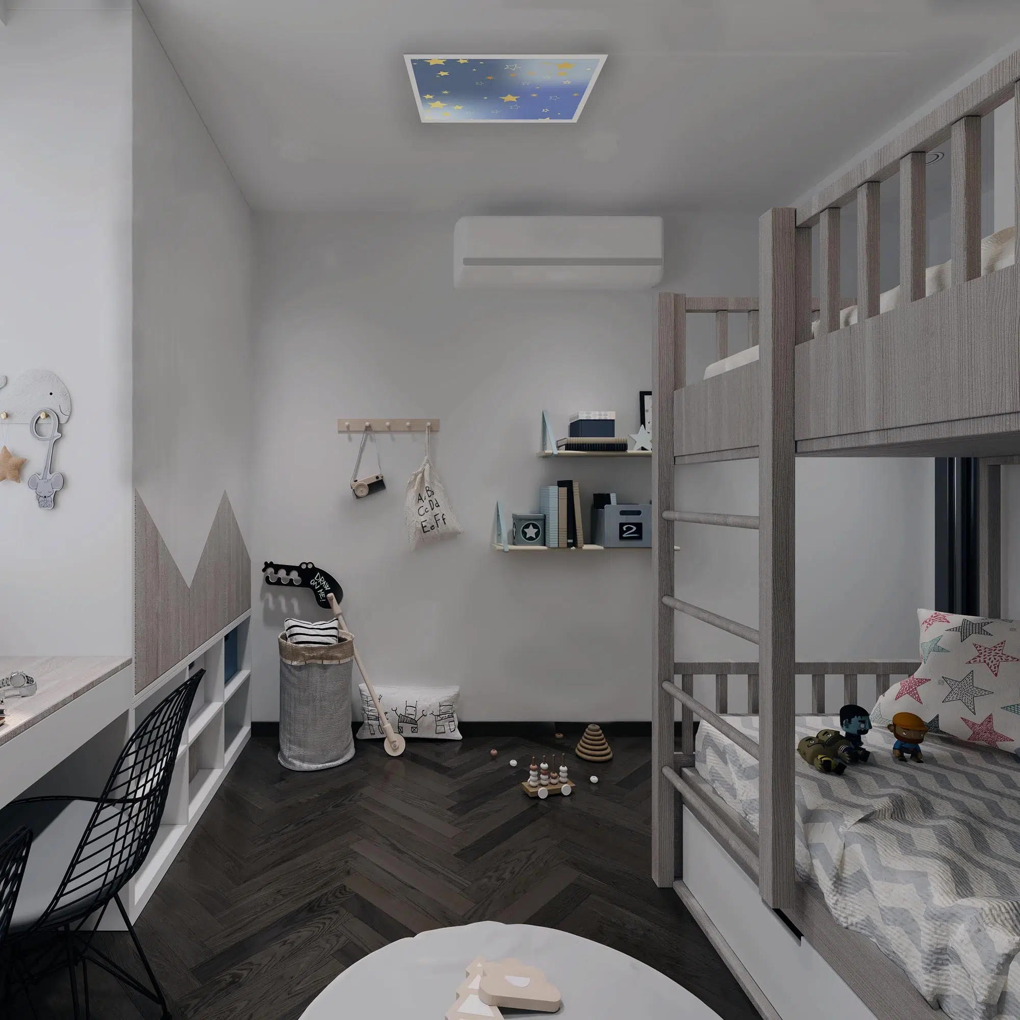 Plafonnier nuit étoile éteint