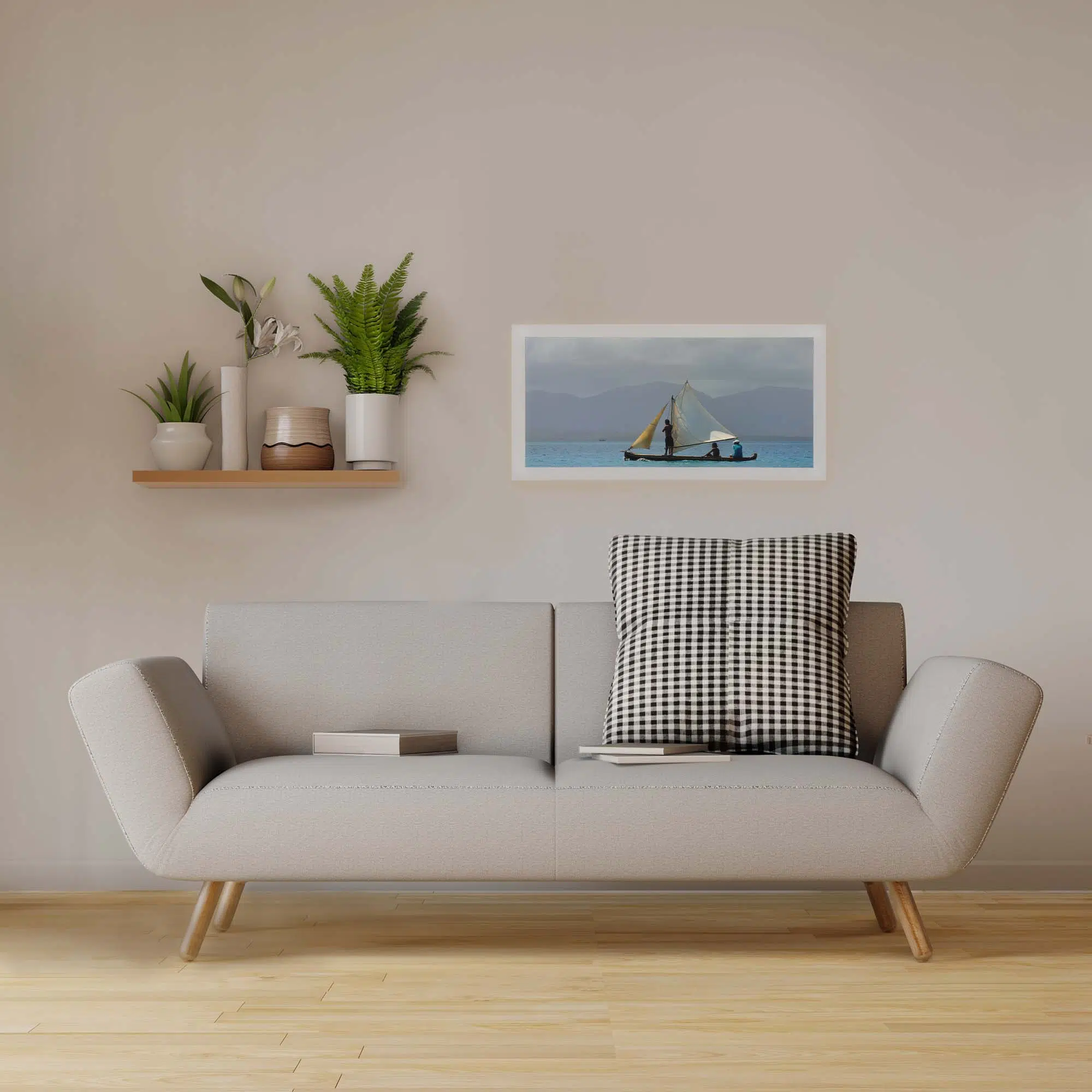 Applique murale voilier horizontale éteinte Applique murale voilier horizontale éteinte