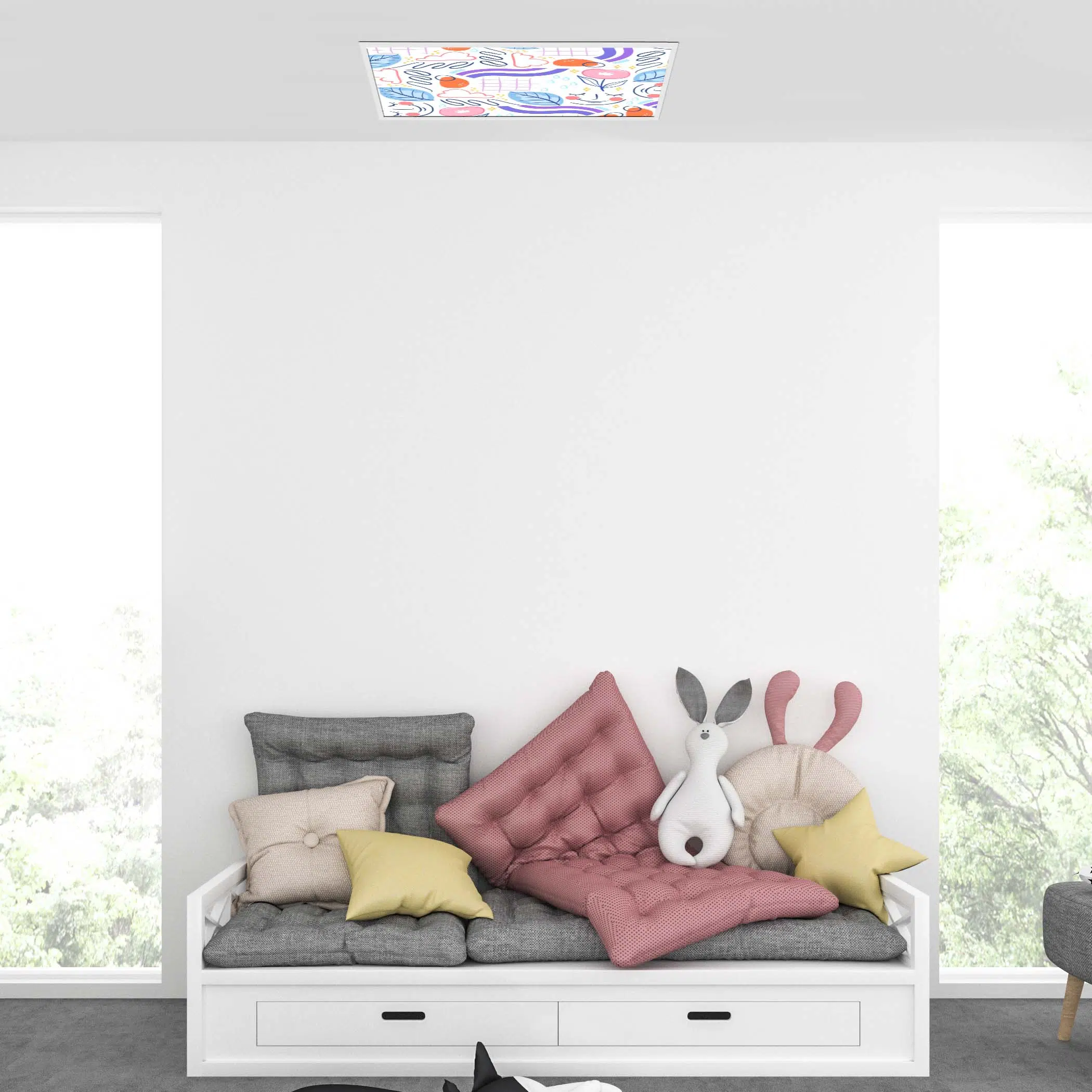 Plafonnier dodo éteint