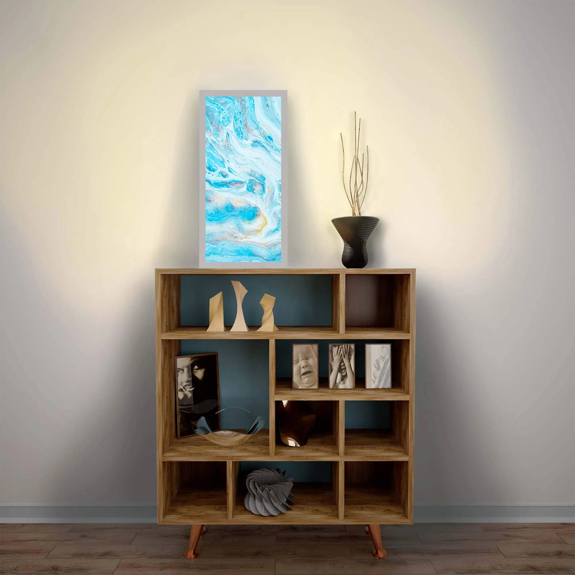 Lampe fluidité allumée Lampe fluidité allumée