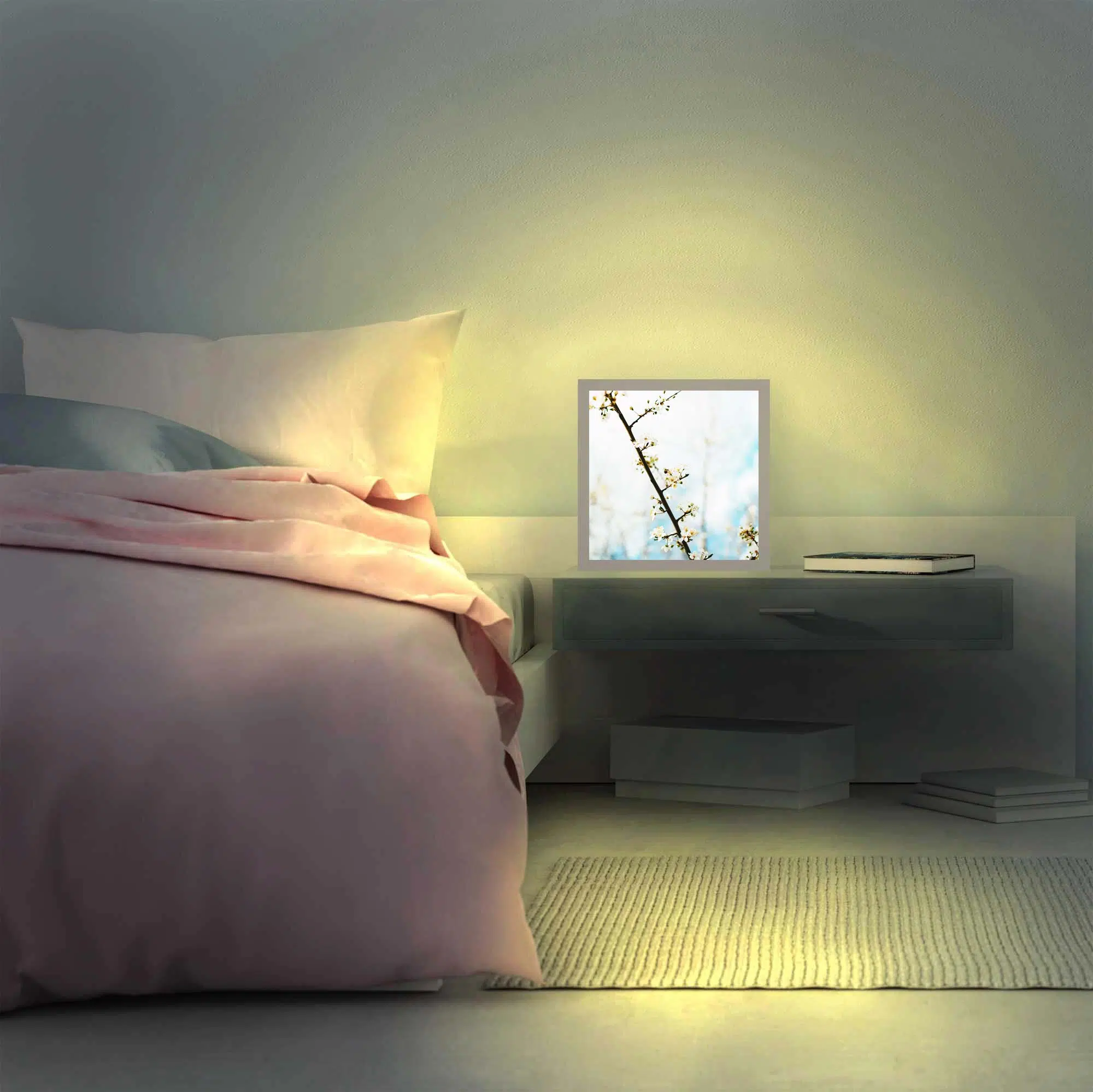 Lampe cerisier allumée Lampe cerisier allumée