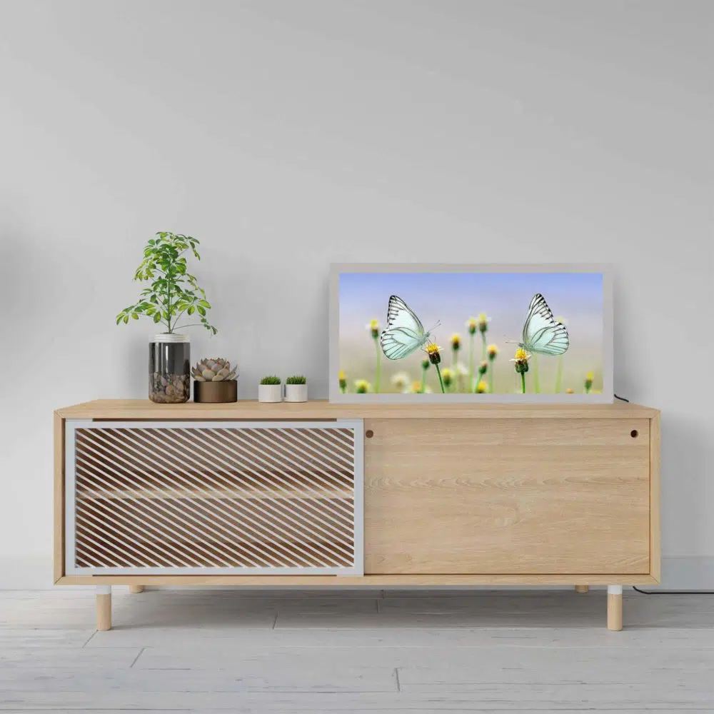 Lampe papillons éteinte