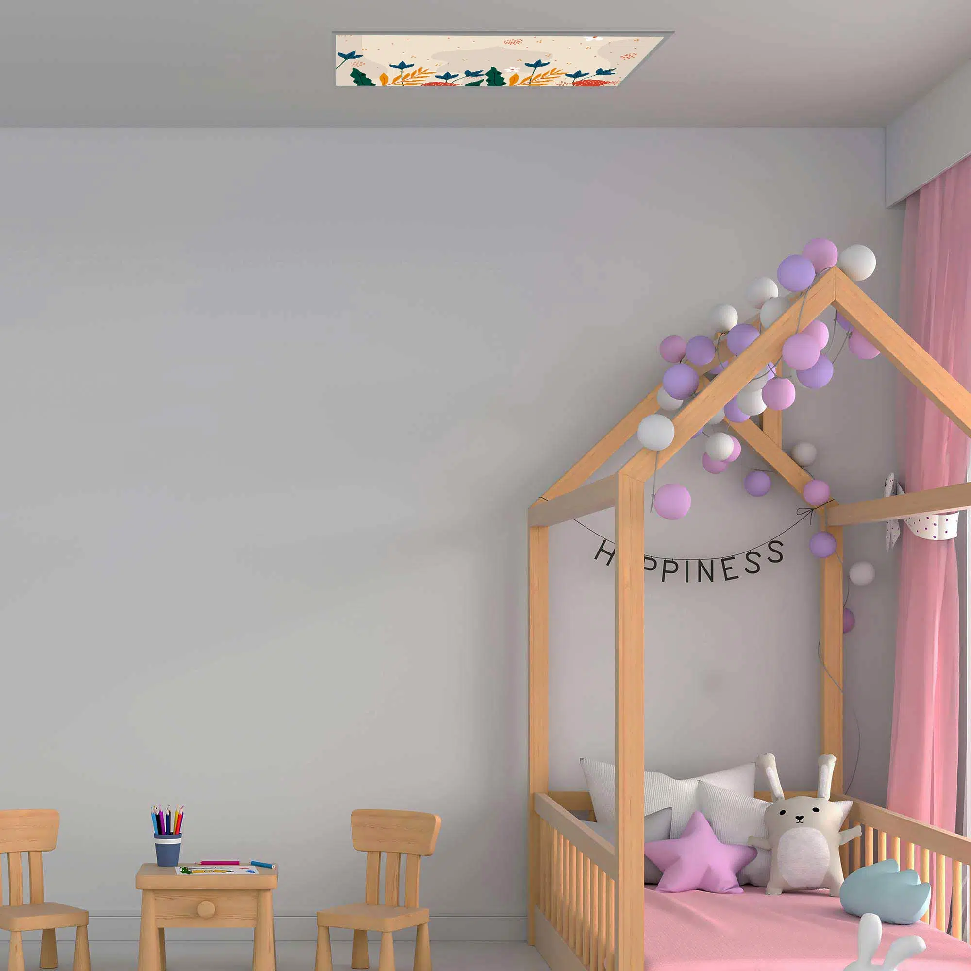 Plafonnier champêtre éteint Plafonnier champêtre éteint