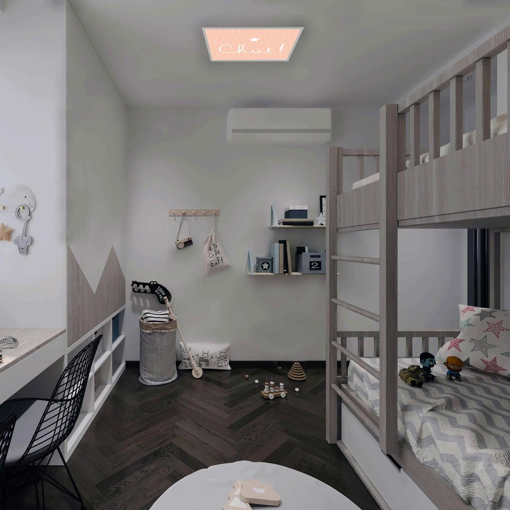 Plafonnier chut éteint