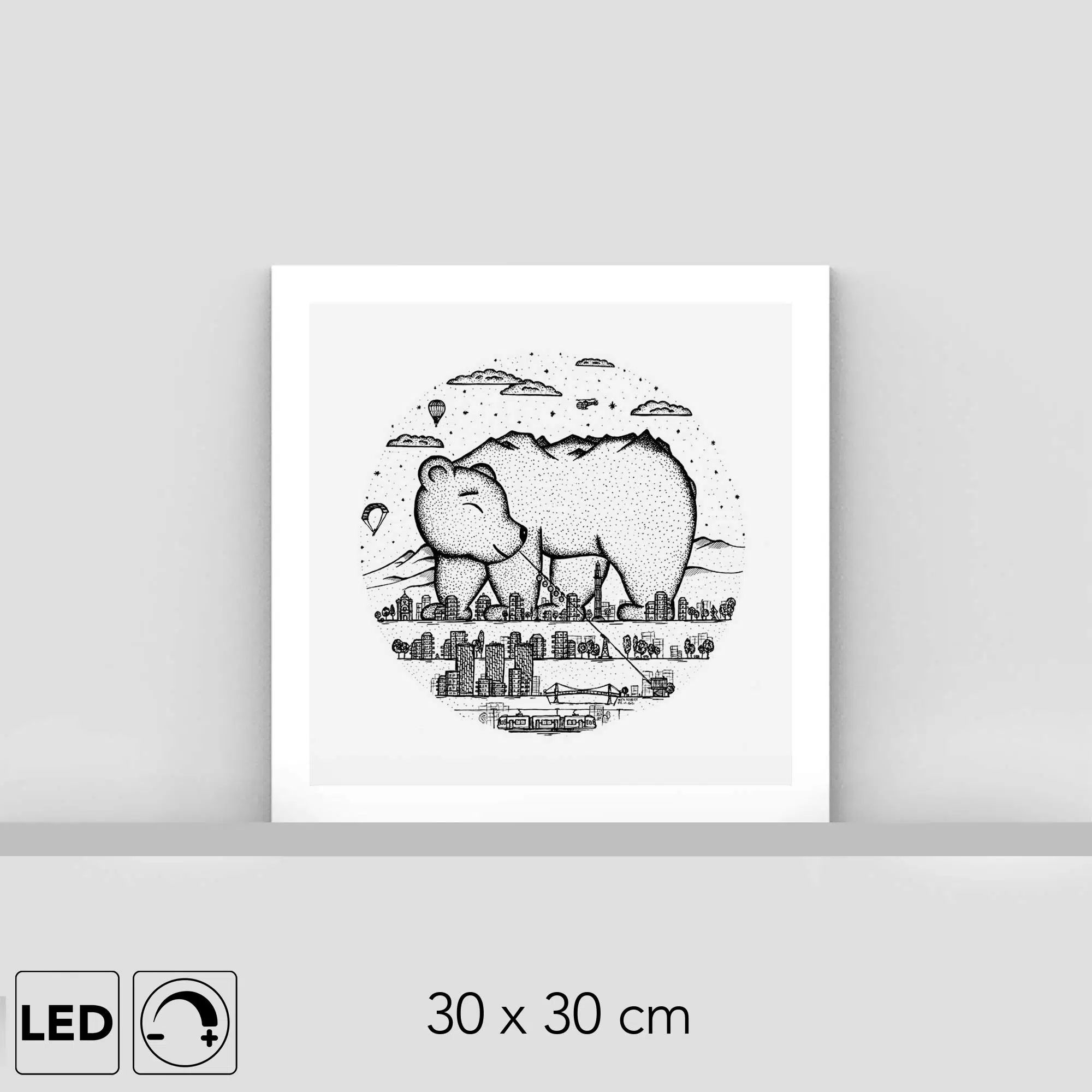 Lampe ours brun Lampe ours brun