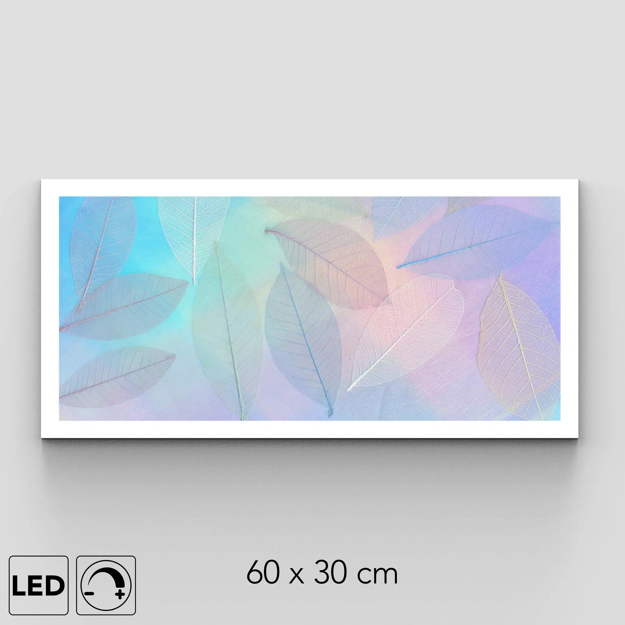 Plafonnier feuilles pastel présentation Plafonnier feuilles pastel présentation