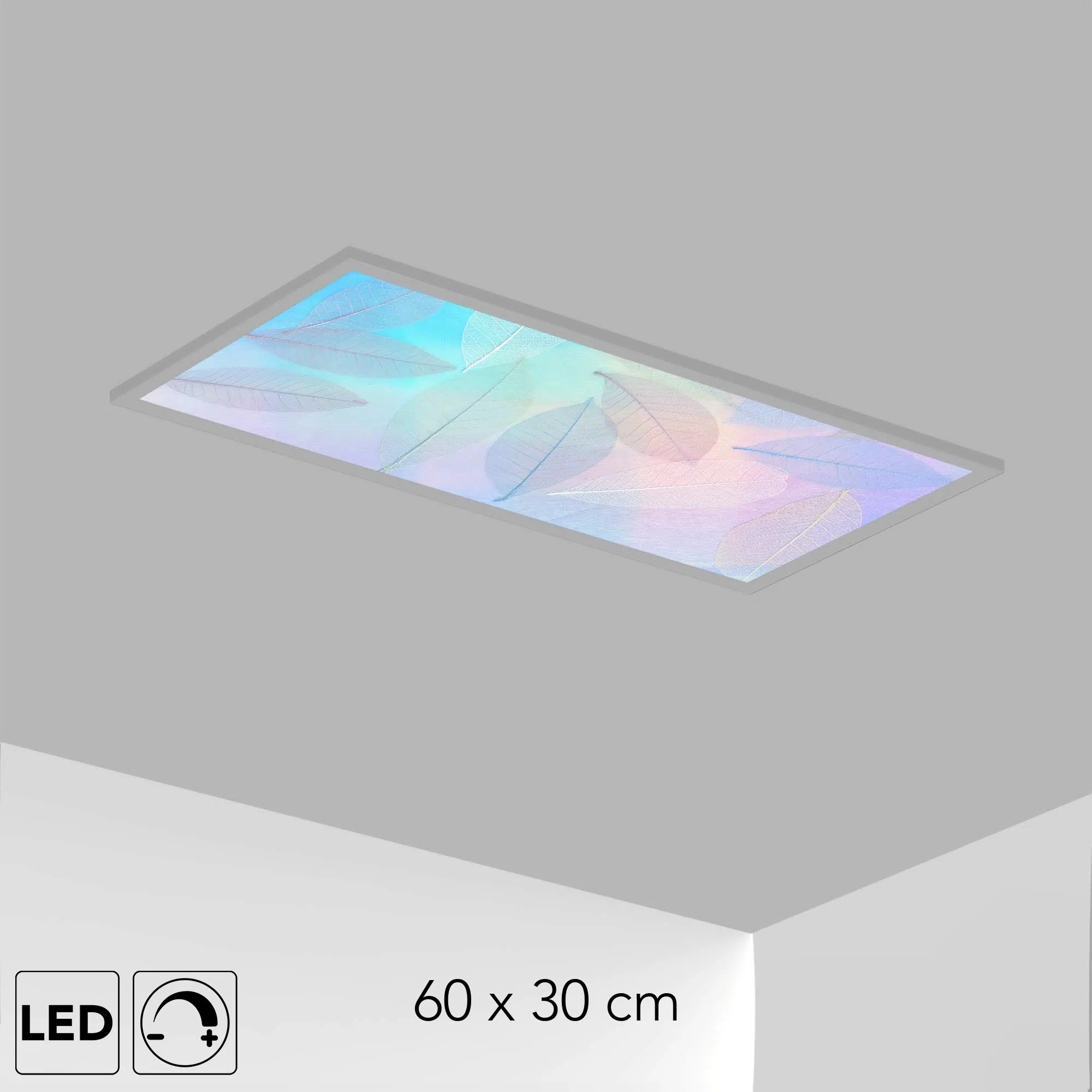 Plafonnier feuilles pastel Plafonnier feuilles pastel