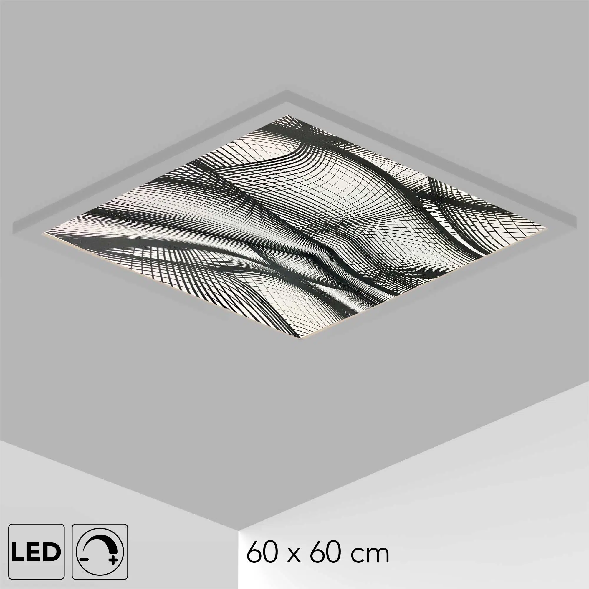 Plafonnier distorsion