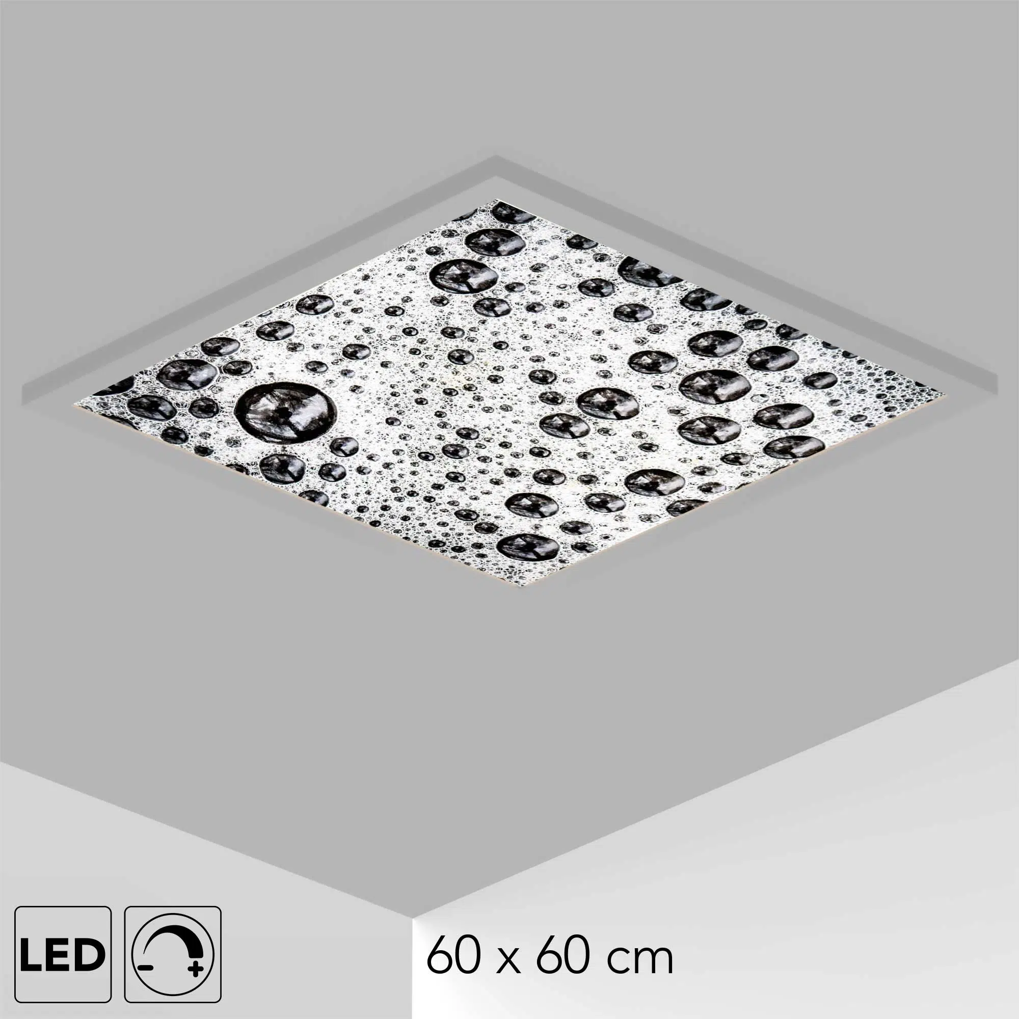 Plafonnier goutelettes