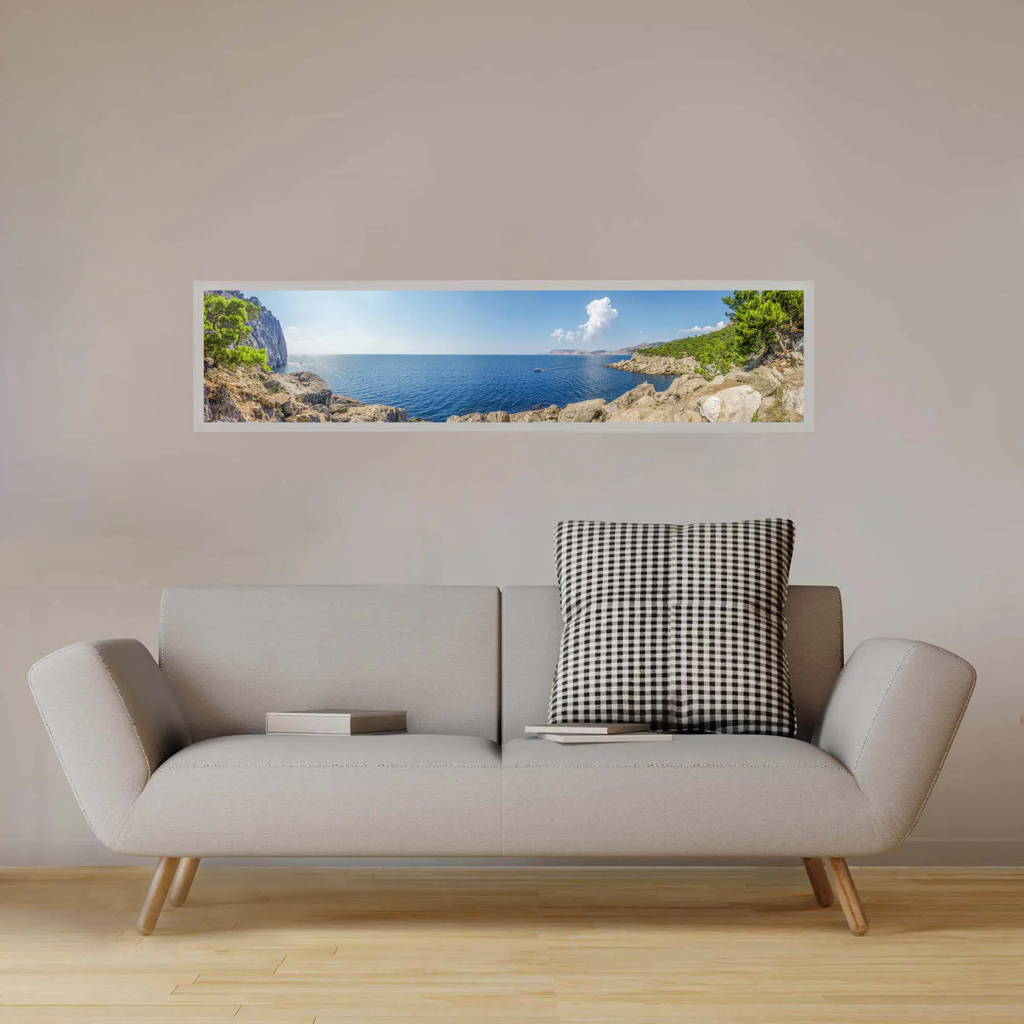 Applique murale panoramique personnalisée éteinte Applique murale panoramique personnalisée éteinte