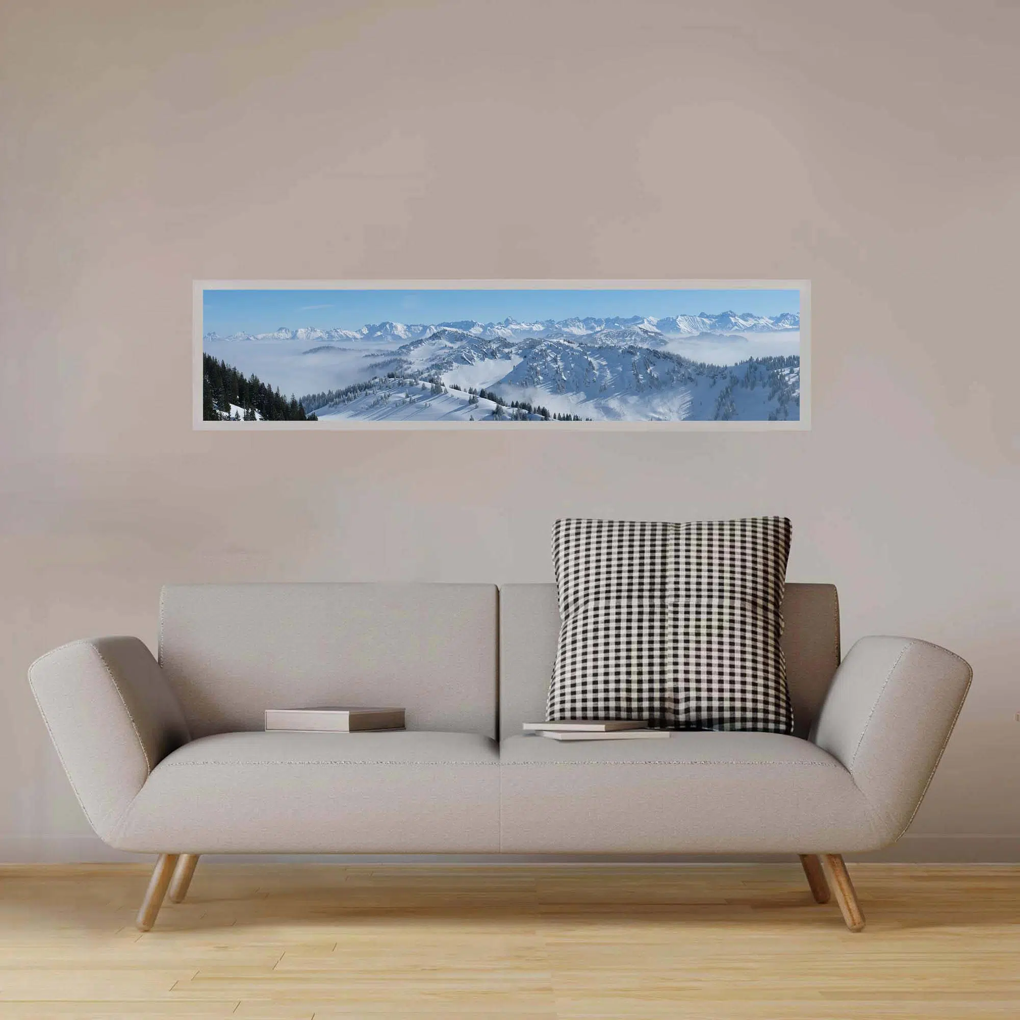 Applique murale chaine de montagnes éteinte Applique murale chaine de montagnes éteinte