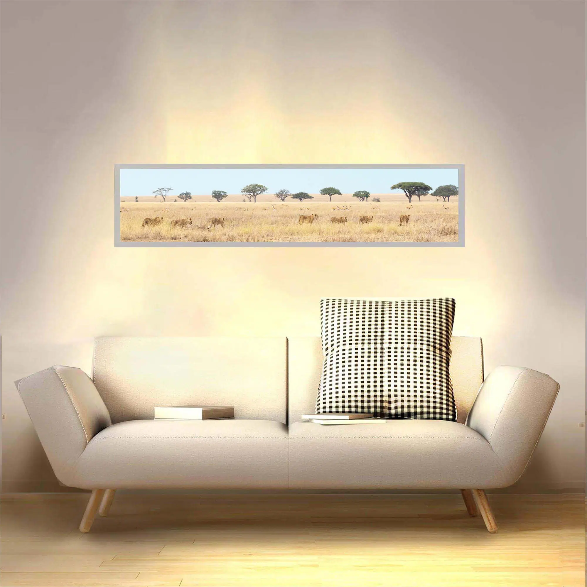 Applique murale savane allumée